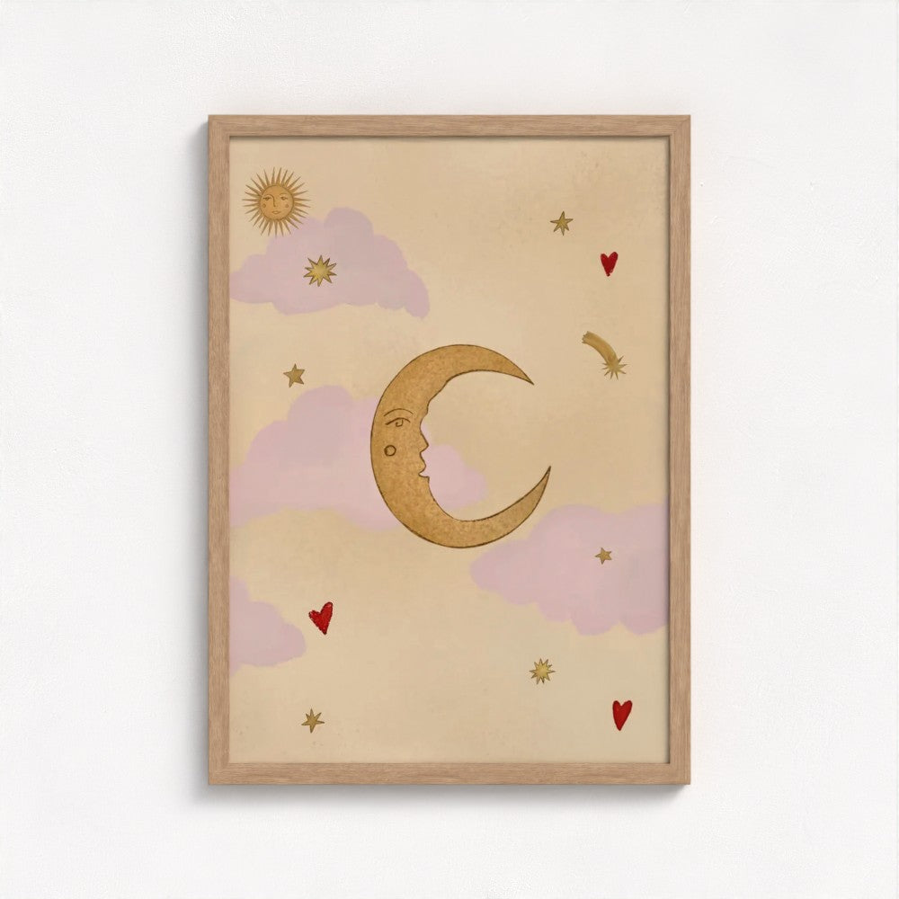 La Lune Art Print