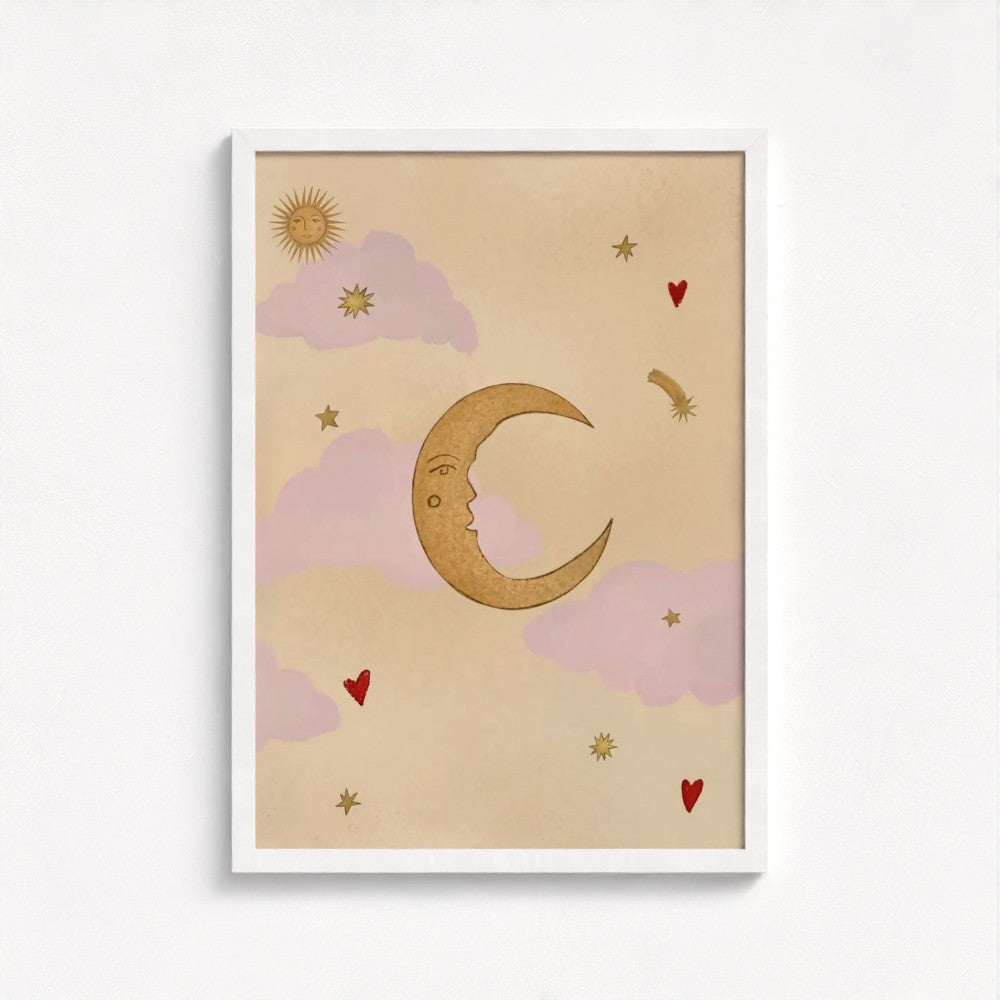 La Lune Art Print