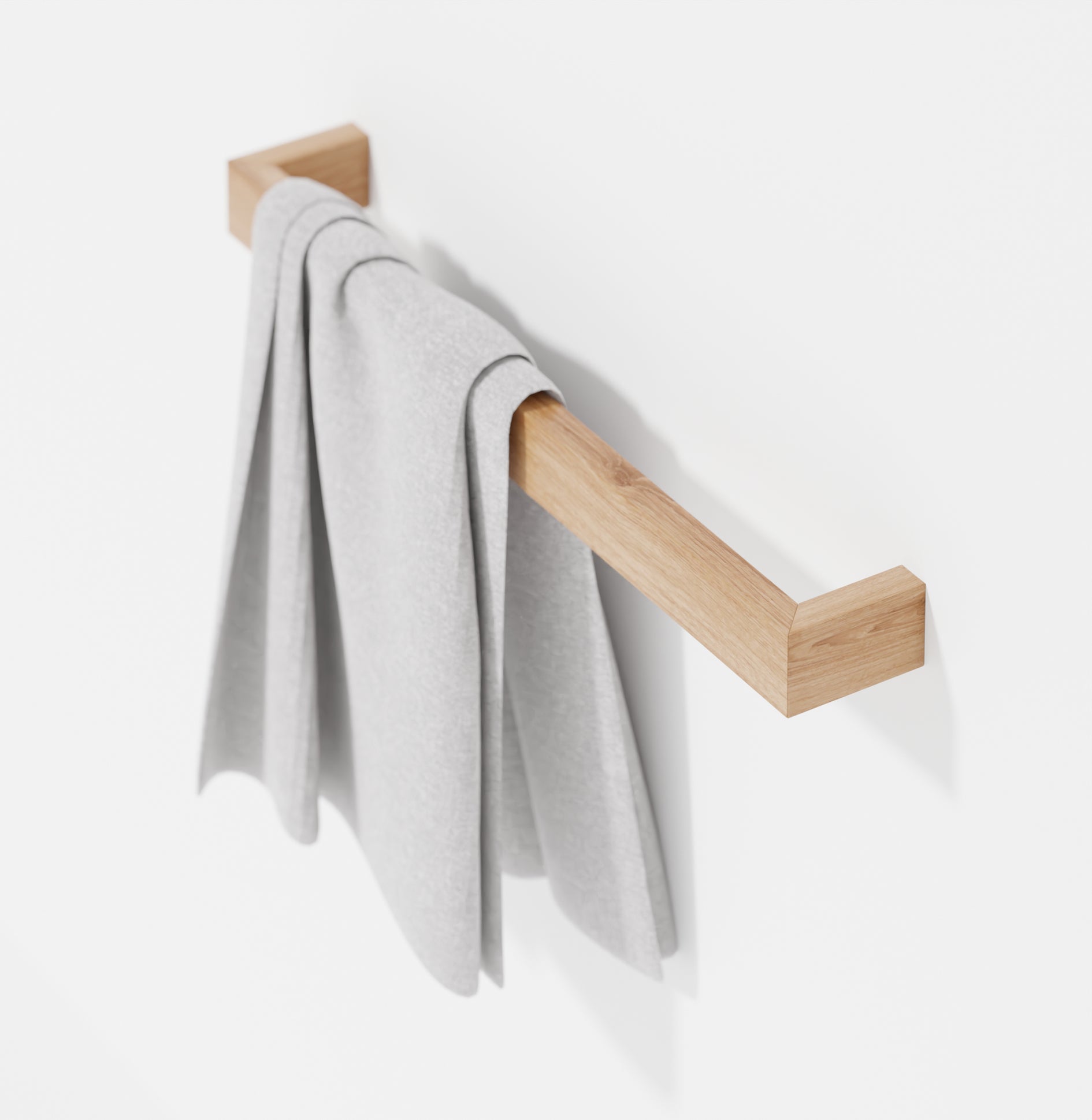 Single Towel Rail 60cm