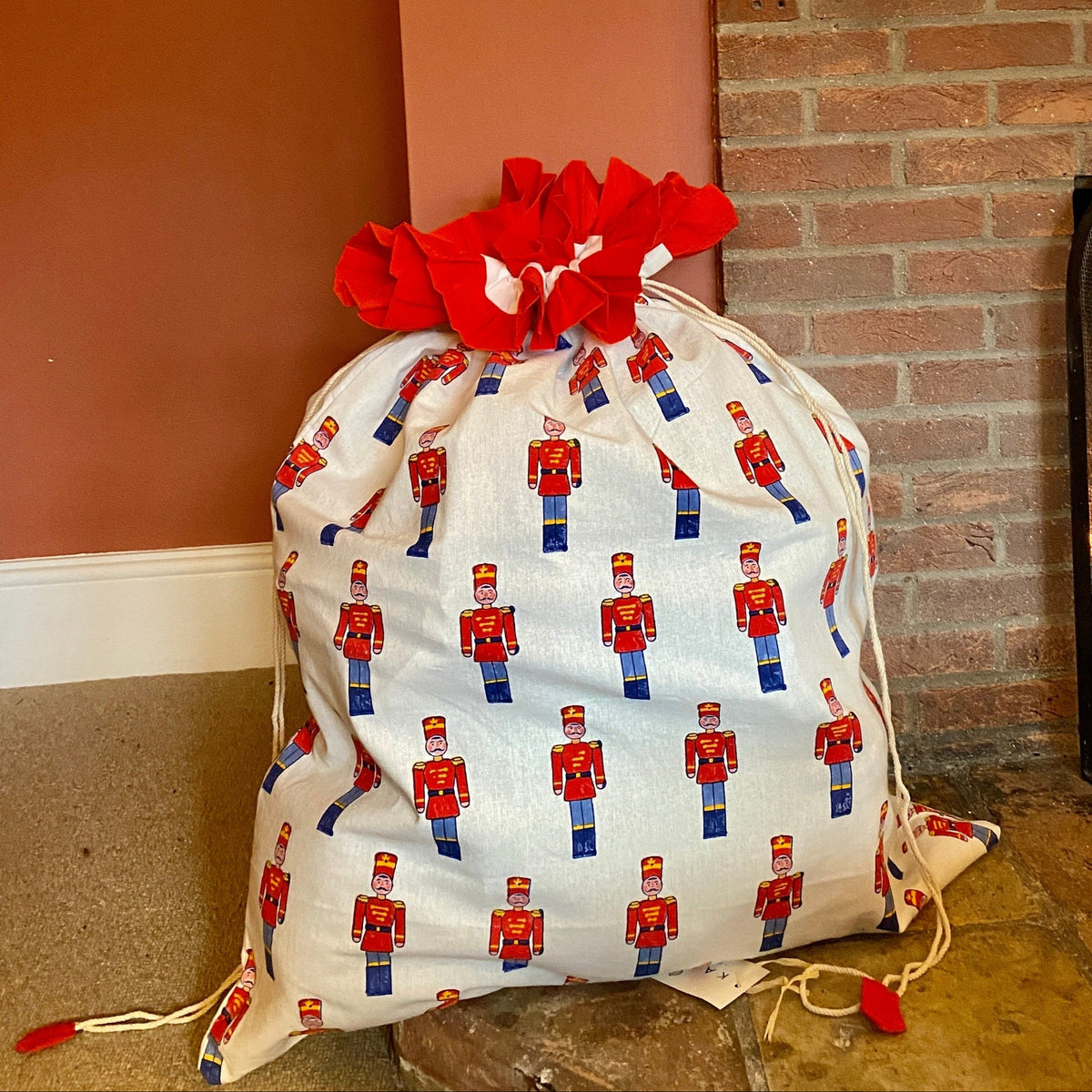 Toy Soldier Present Sack | Red