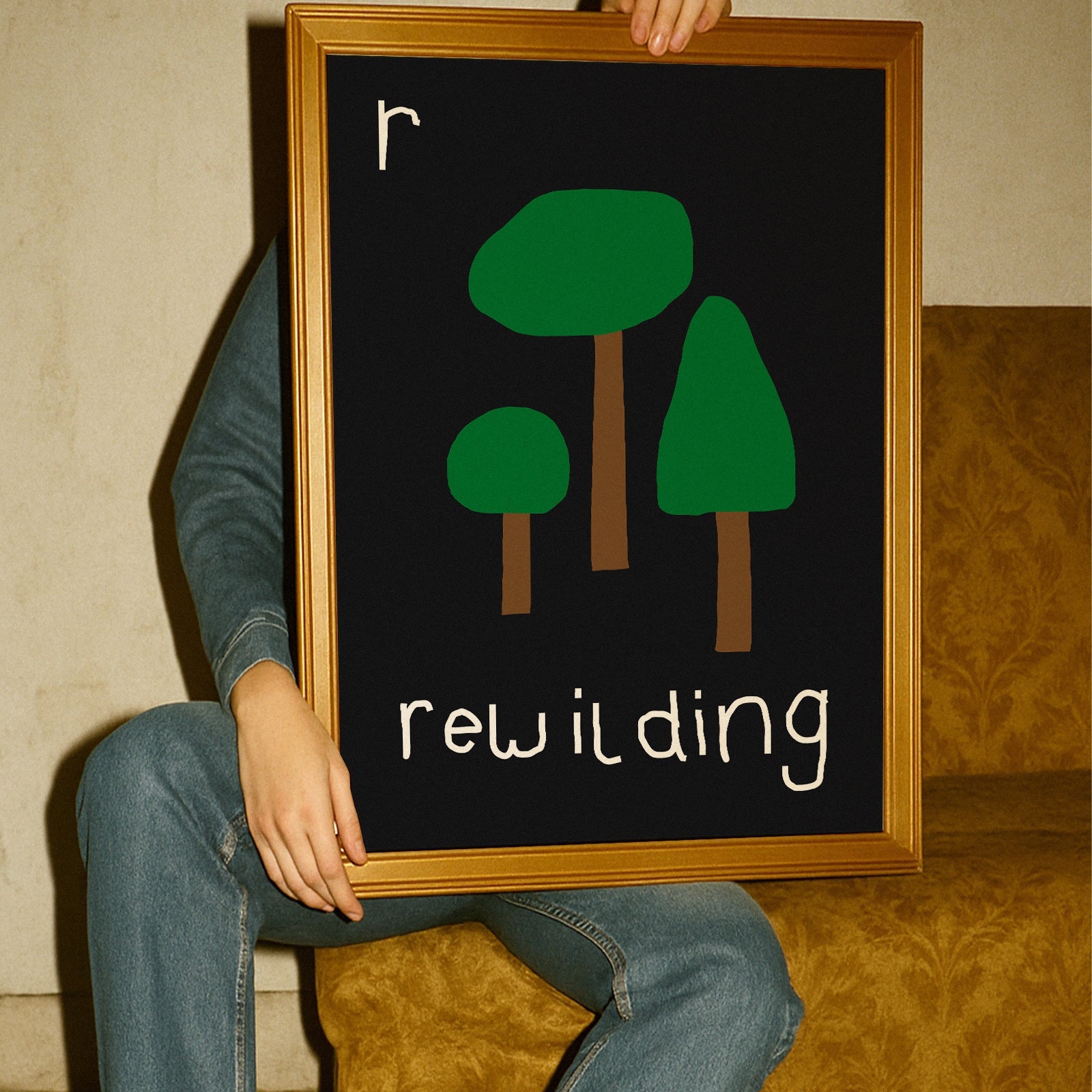R for Rewilding Print | Giclée Fine Art Print