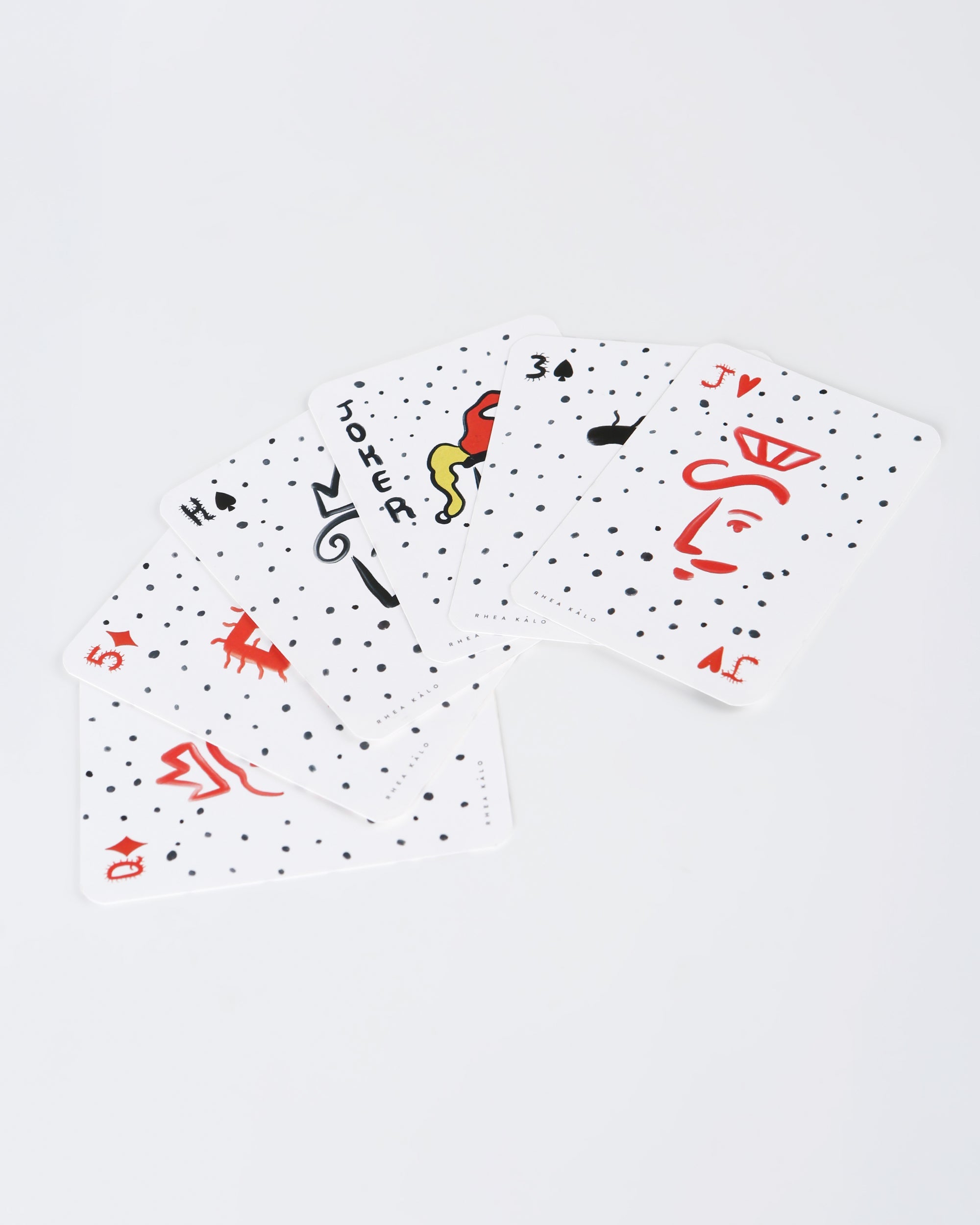 Forest & bubbles playing cards set