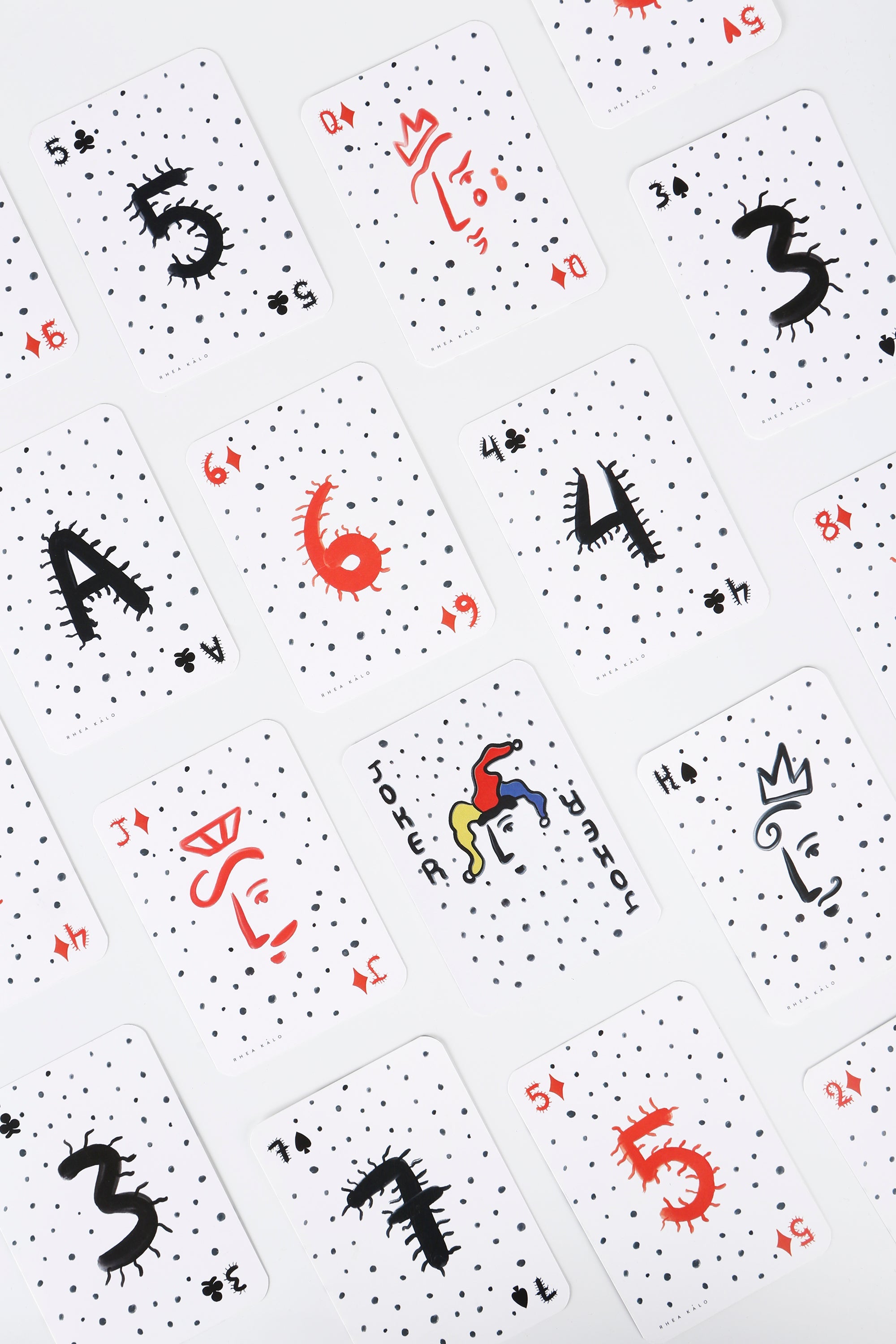 Forest & bubbles playing cards set