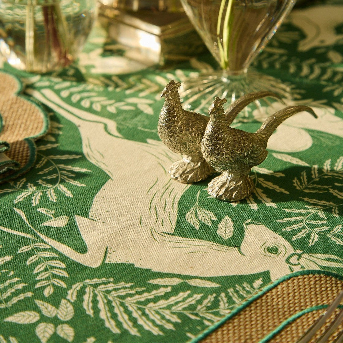 Pewter Pheasant Salt & Pepper Shaker Set