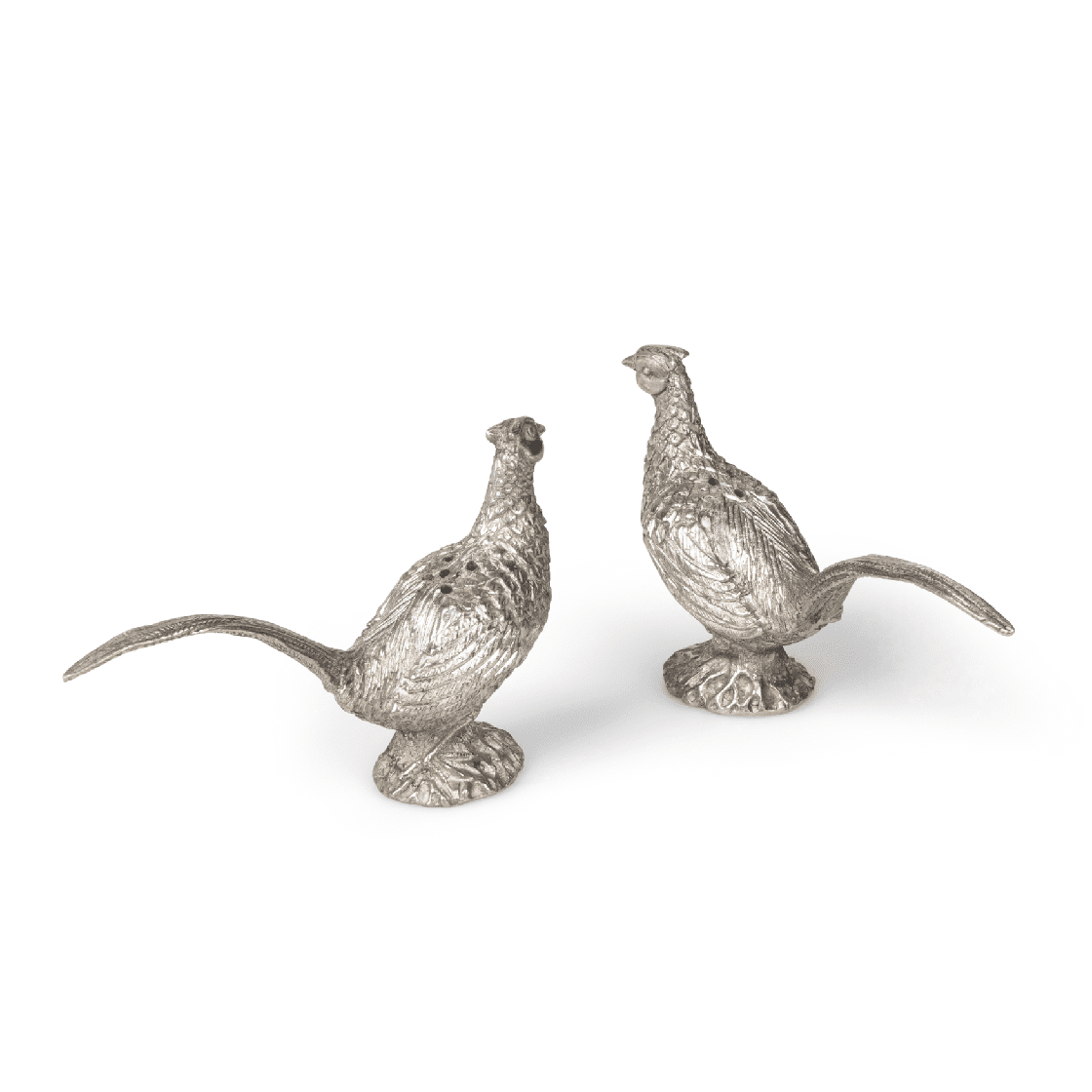 Pewter Pheasant Salt & Pepper Shaker Set