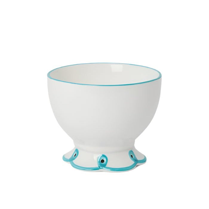 Sky Blue Scalloped Nibbles Bowl | Set of 4