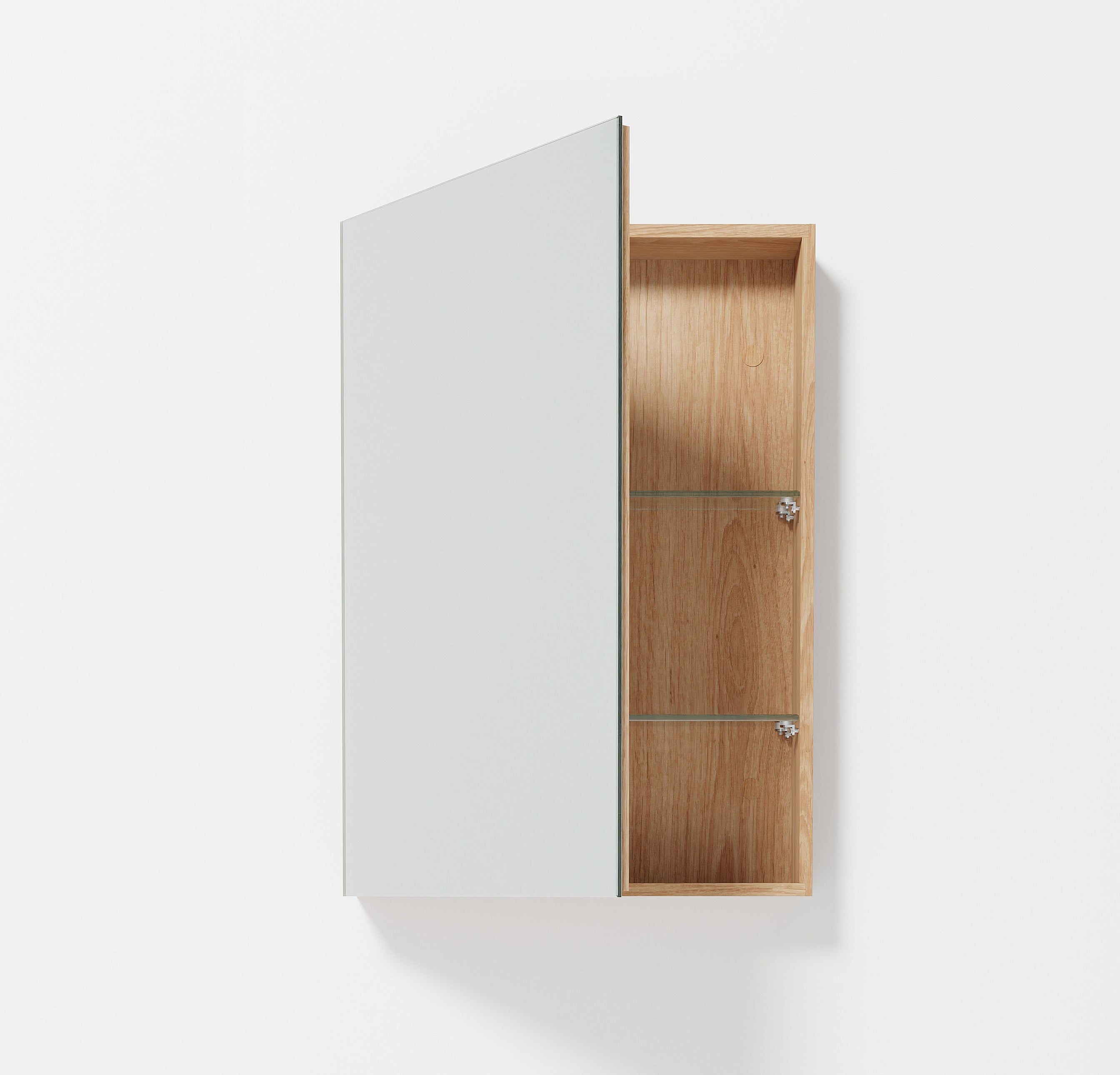 Cabinet 600 Slimfit Magnifier - Natural Oak