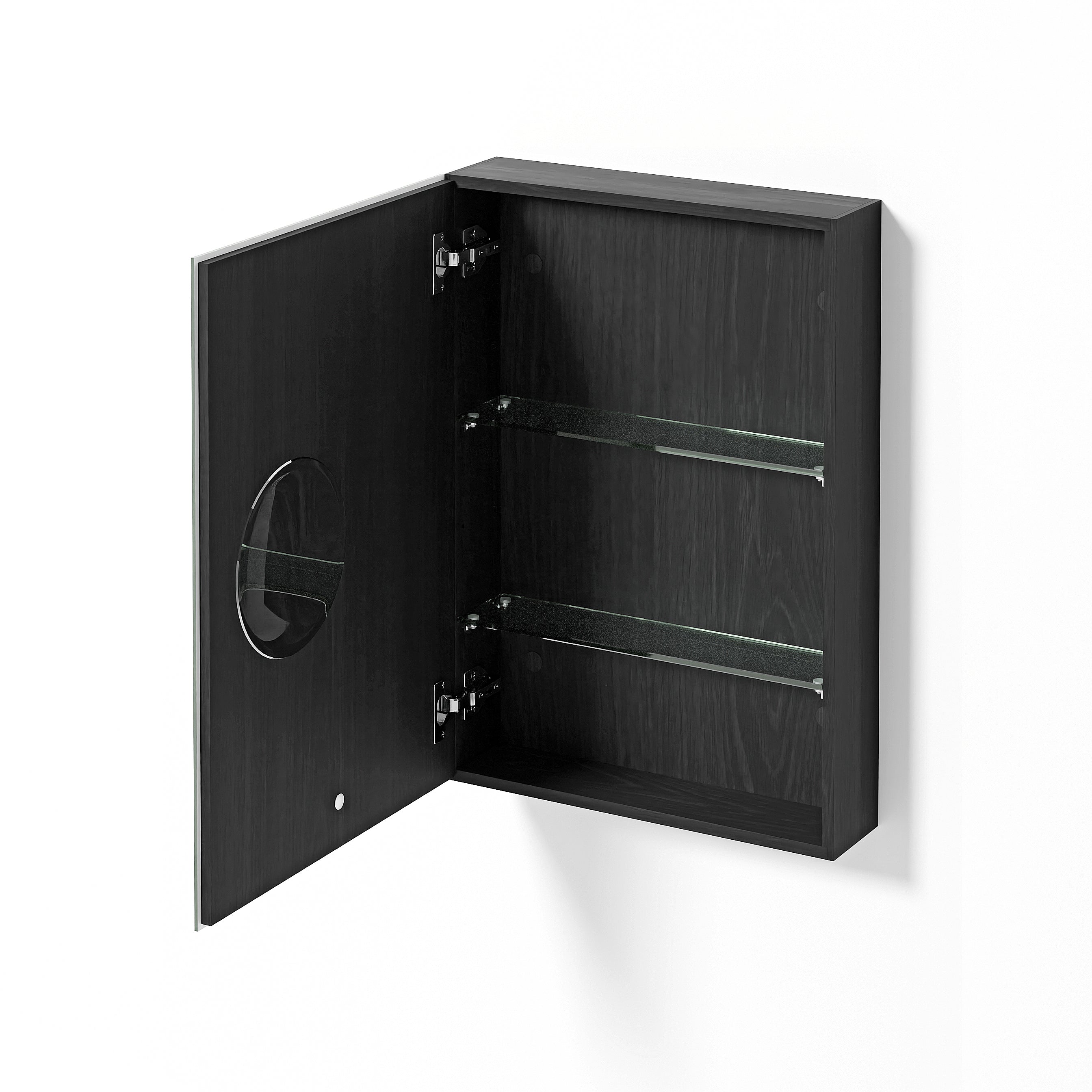 Cabinet 600 Slimfit Magnifier - Dark Oak
