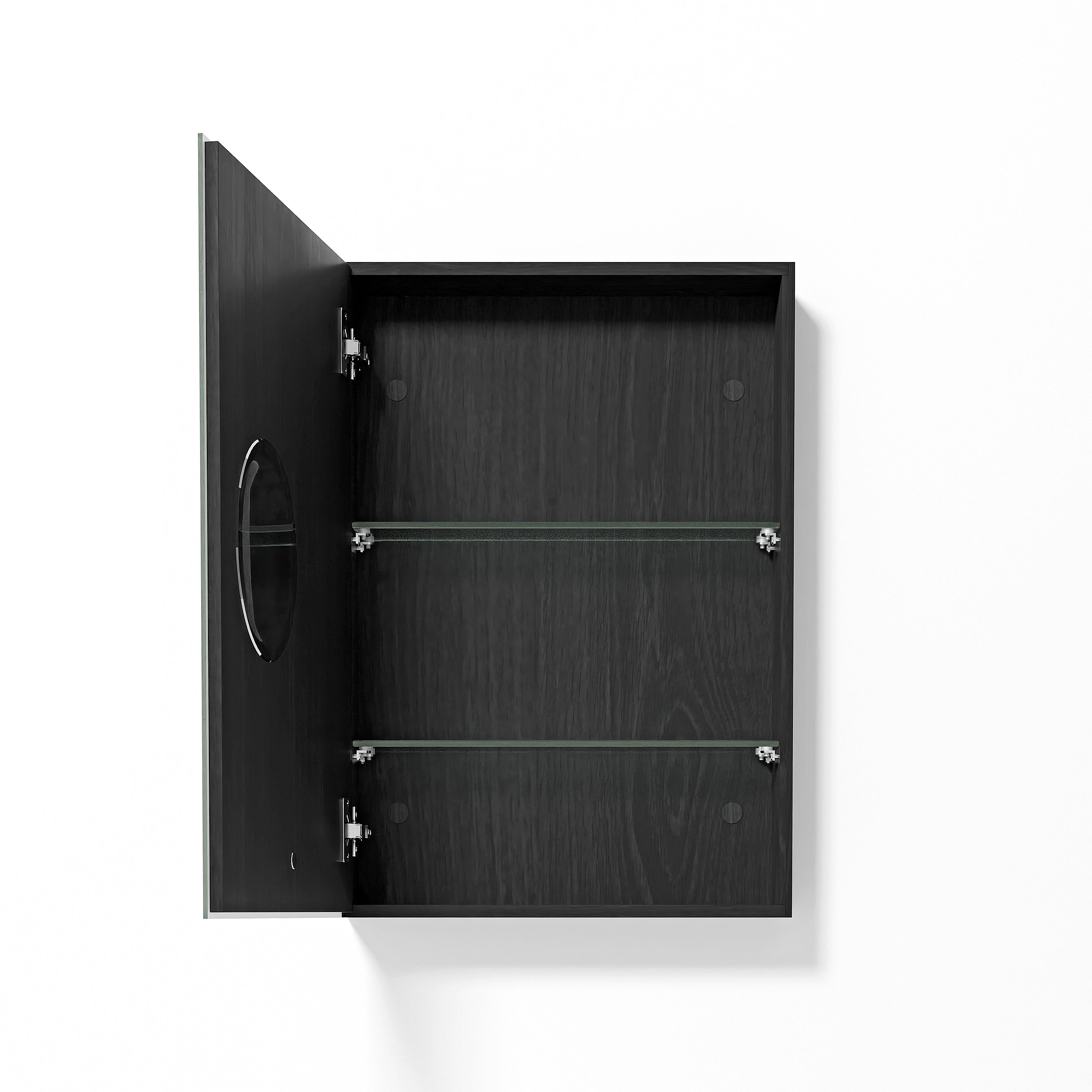 Cabinet 600 Slimfit Magnifier - Dark Oak