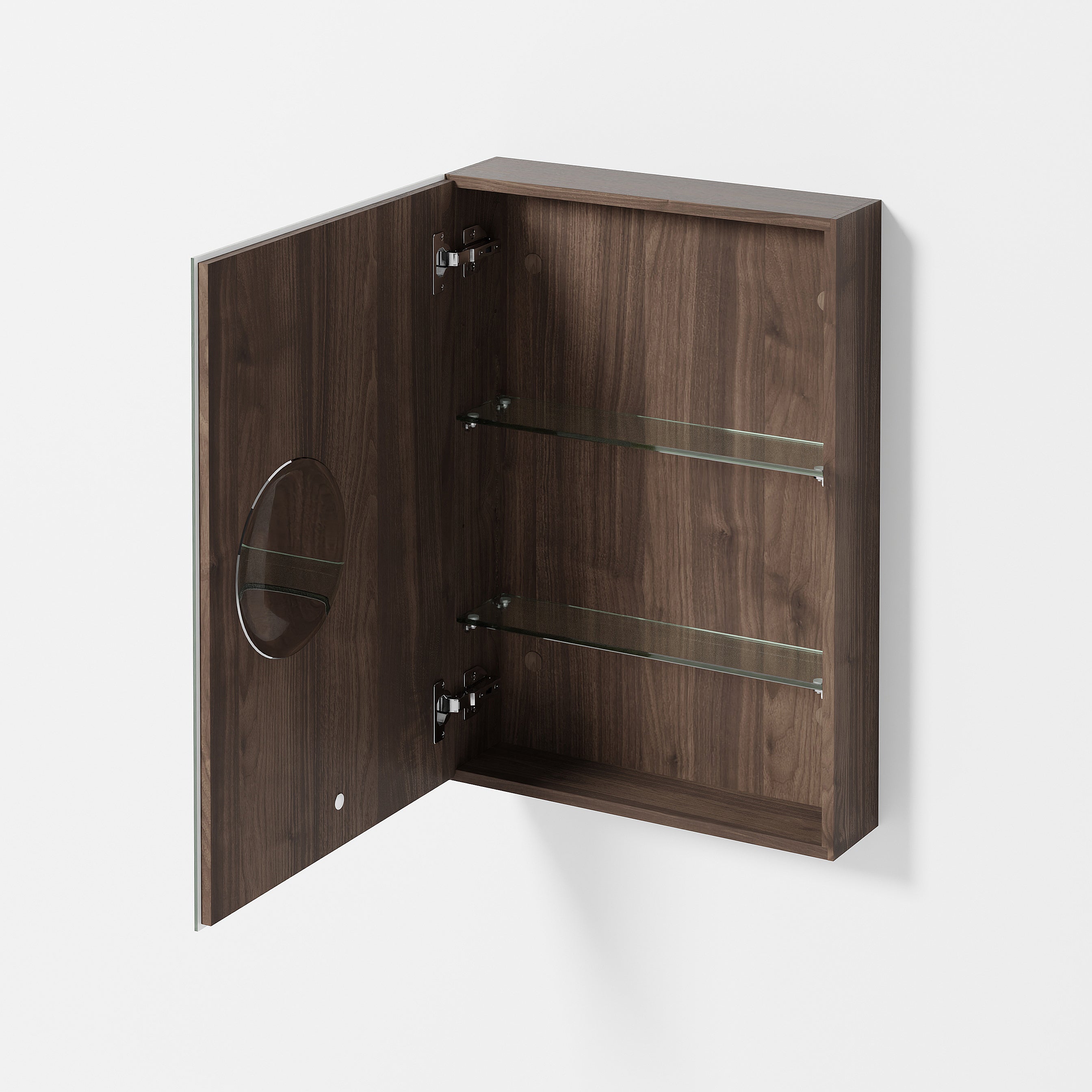 Cabinet 600 Slimfit Magnifier - Walnut