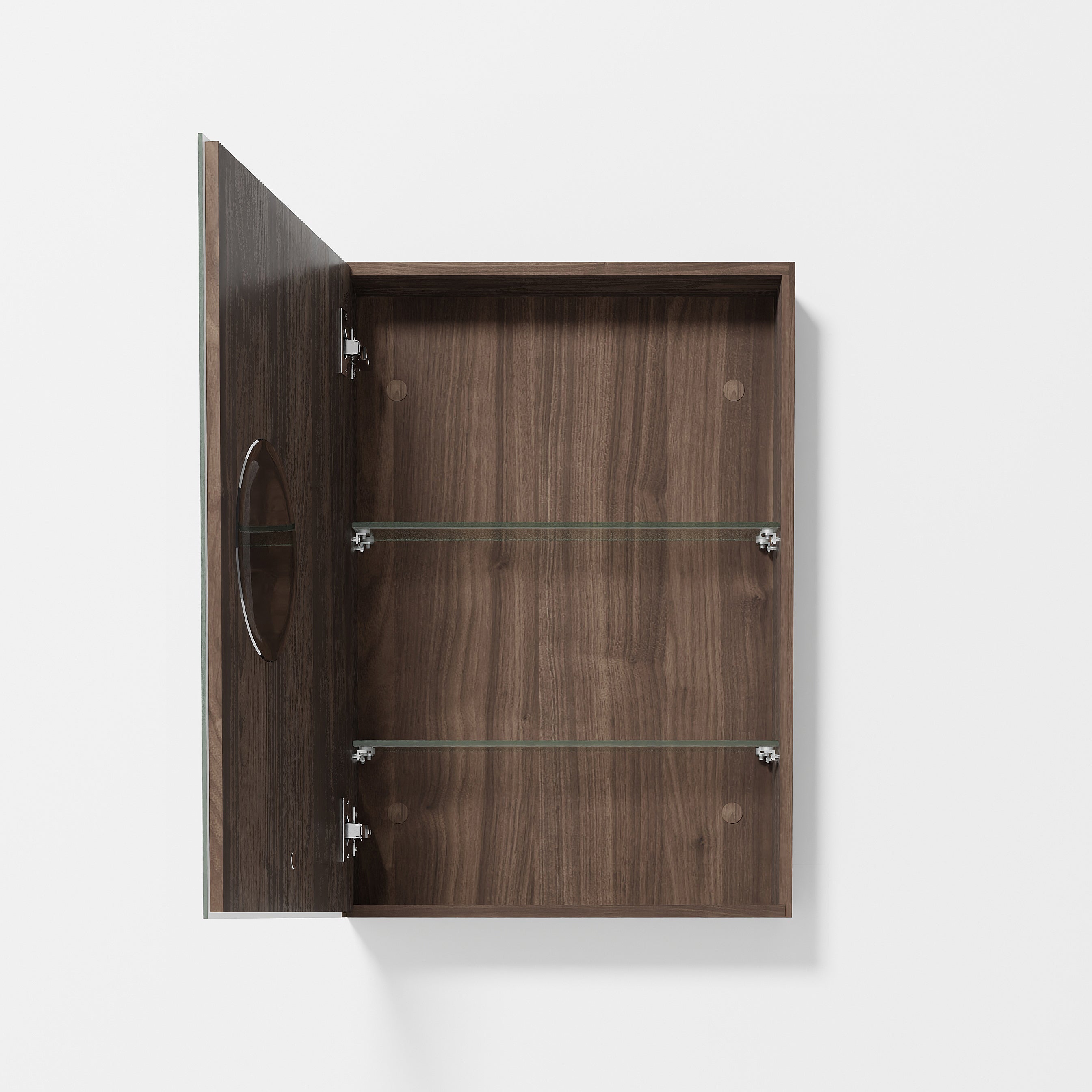 Cabinet 600 Slimfit Magnifier - Walnut