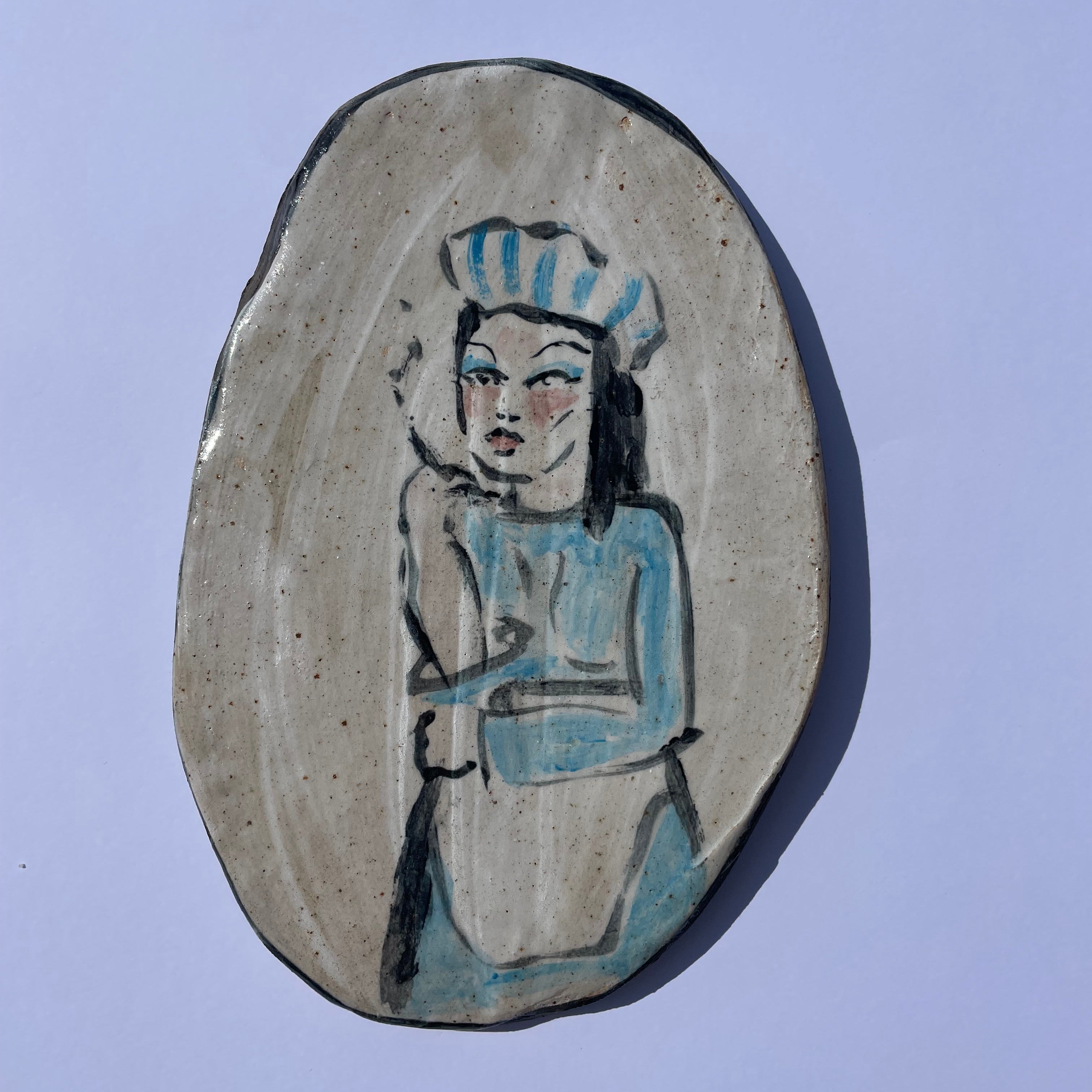 Smoko Maid Ceramic Wall Hanging
