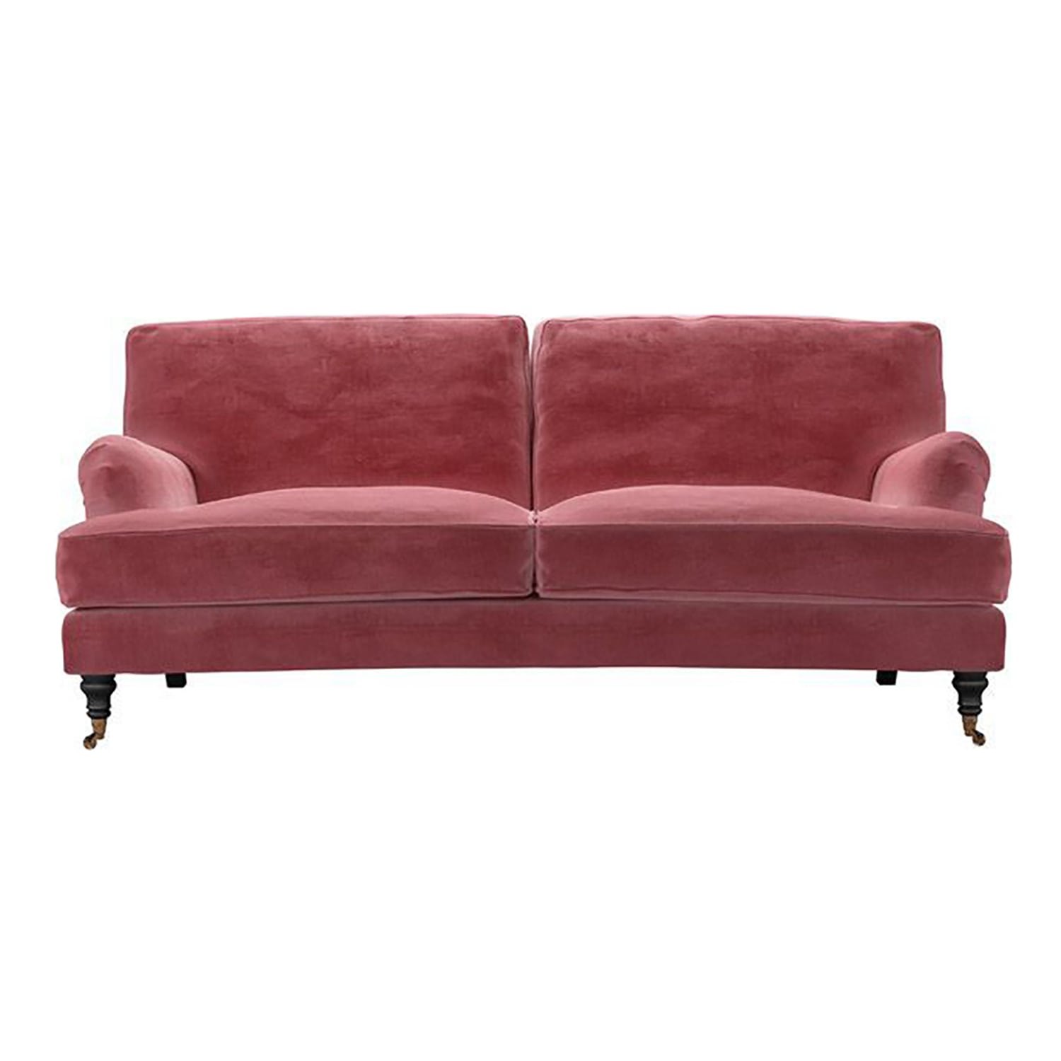 Bluebell Cotton Matt Velvet Sofa - 3 Seater