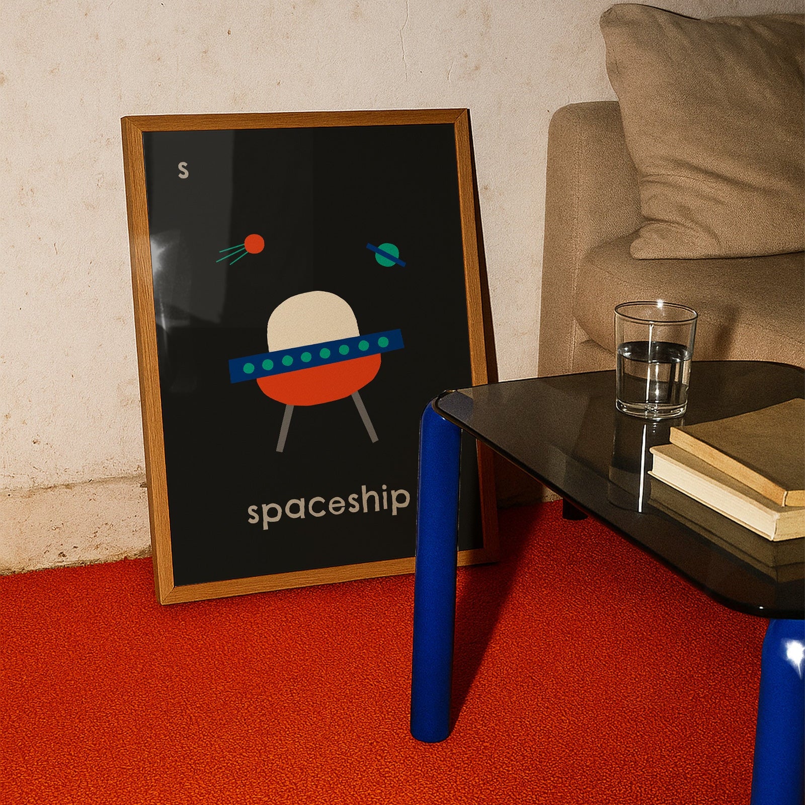 S for Spaceship | Giclée Fine Art Print
