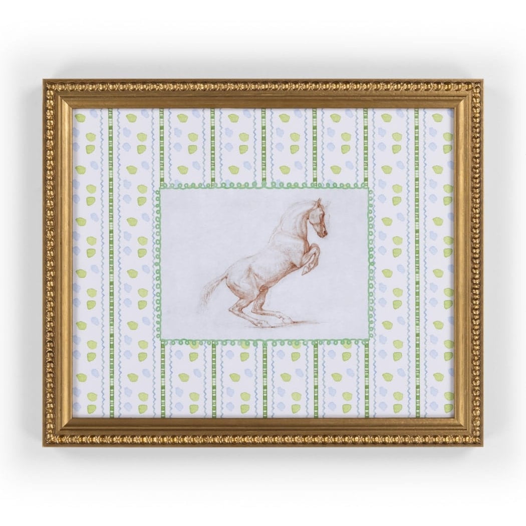 Stable Beauty Vintage-Style Framed Print