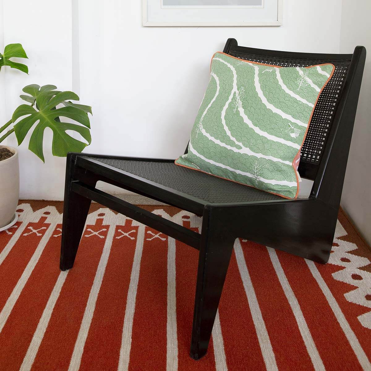 Tea Pickers Cushion Cover