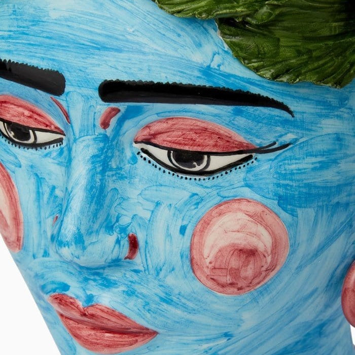 Testa Di Moro Head Vase | Turquoise