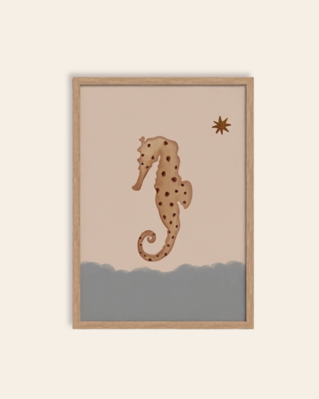 The Seahorse Art Print