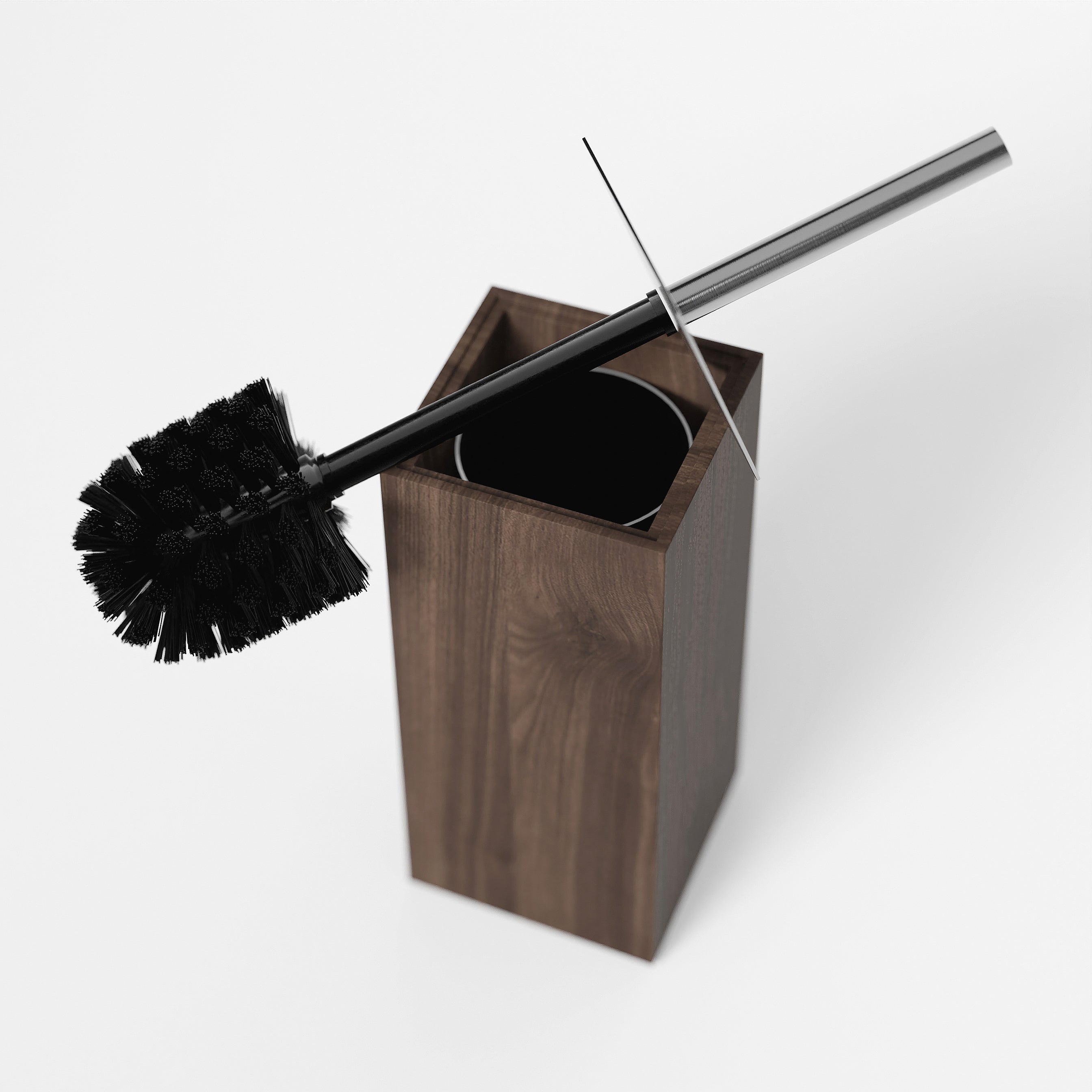 Toilet Brush Mezza - Walnut