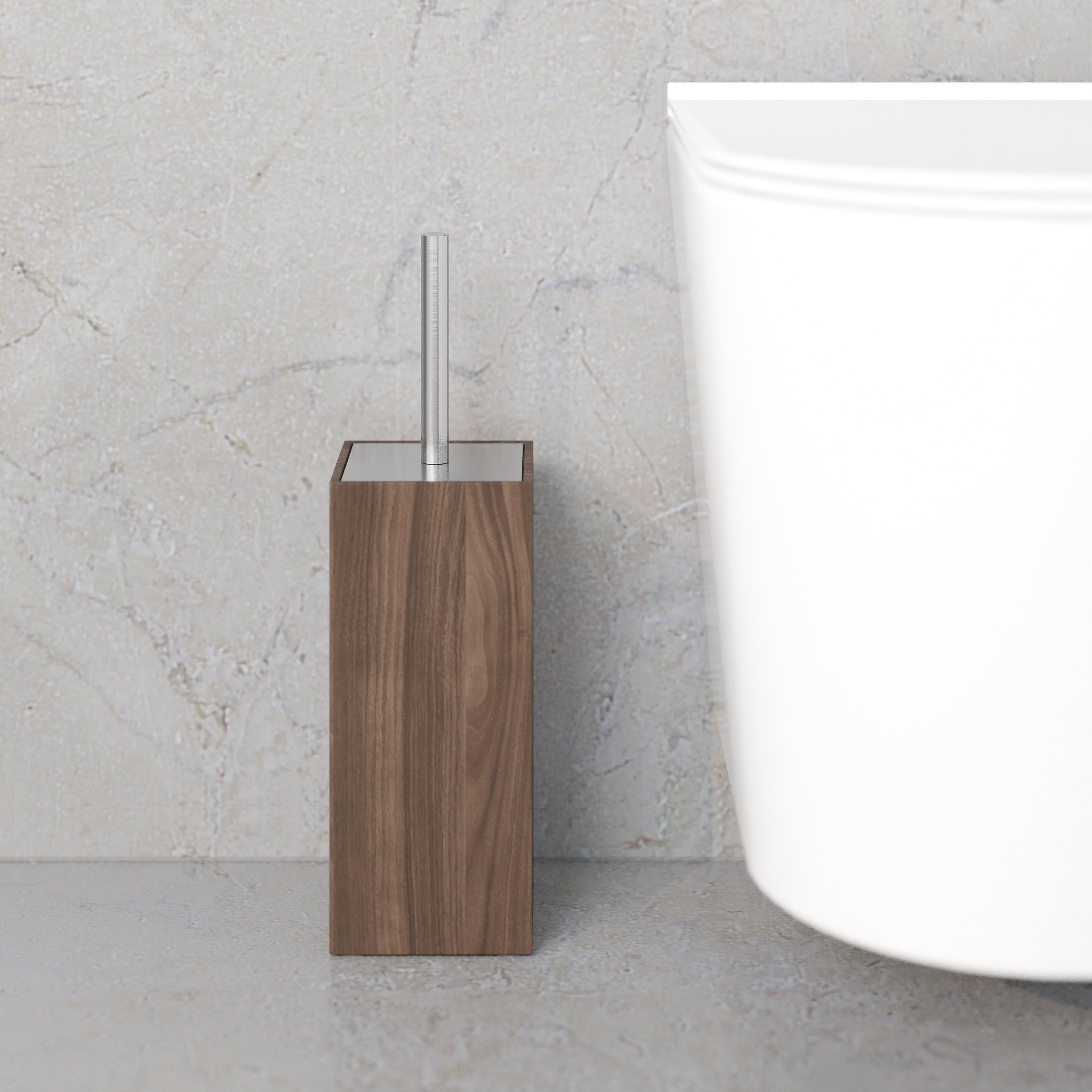 Toilet Brush Mezza - Walnut