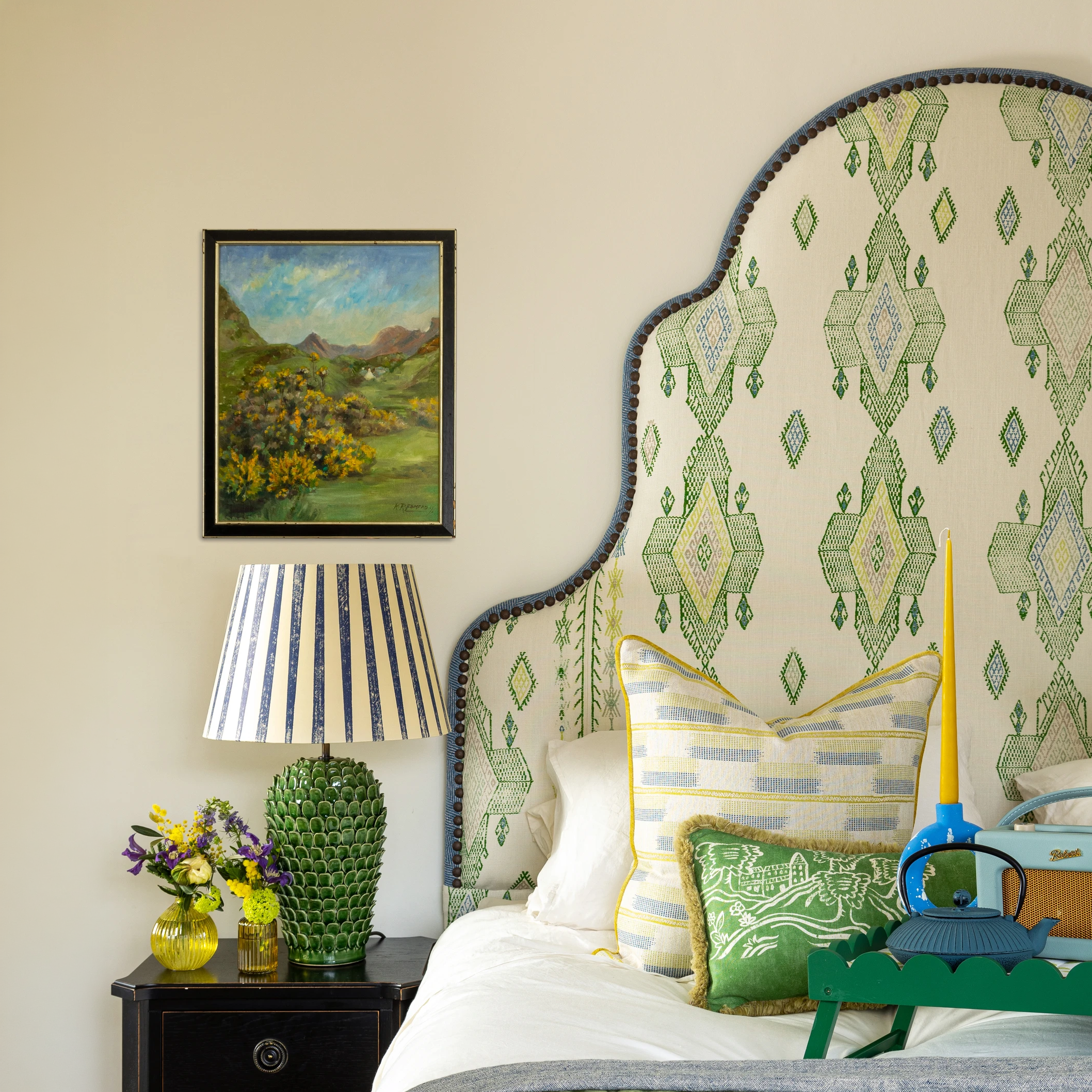 Travelling Light Performance Print Fabric