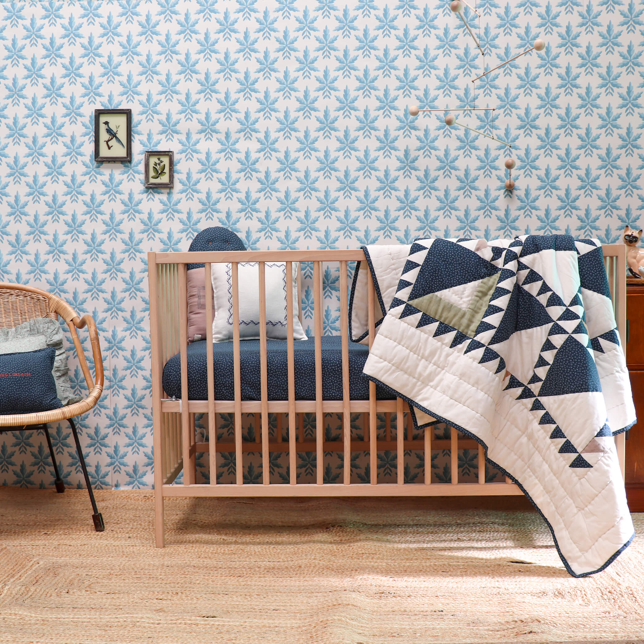 Junior Indigo Patchwork Quilt