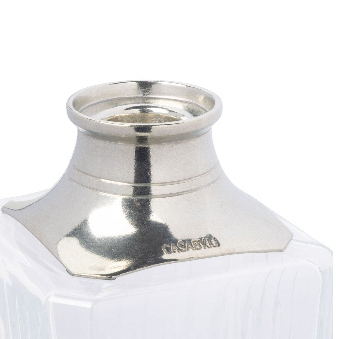 Silver Crest Crystal Decanter