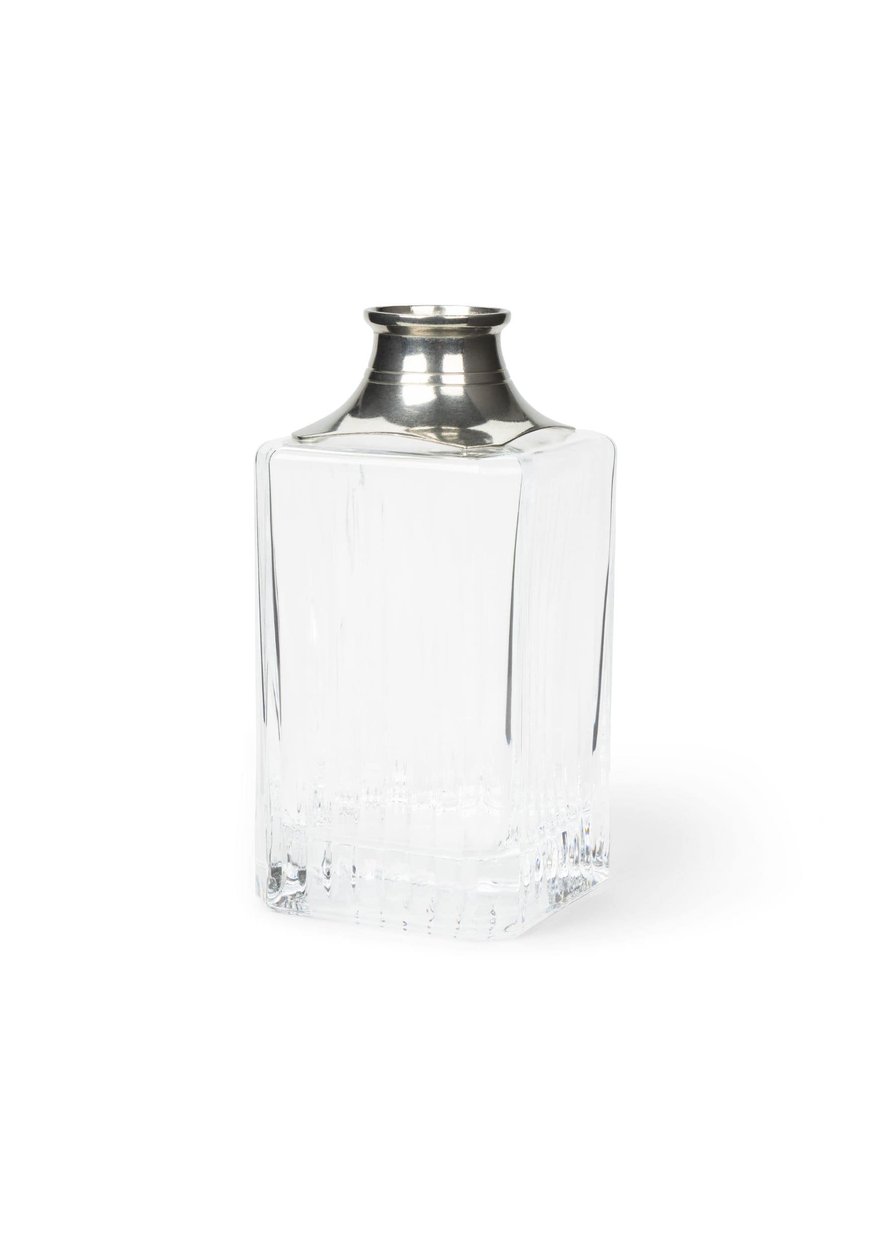 Silver Crest Crystal Decanter