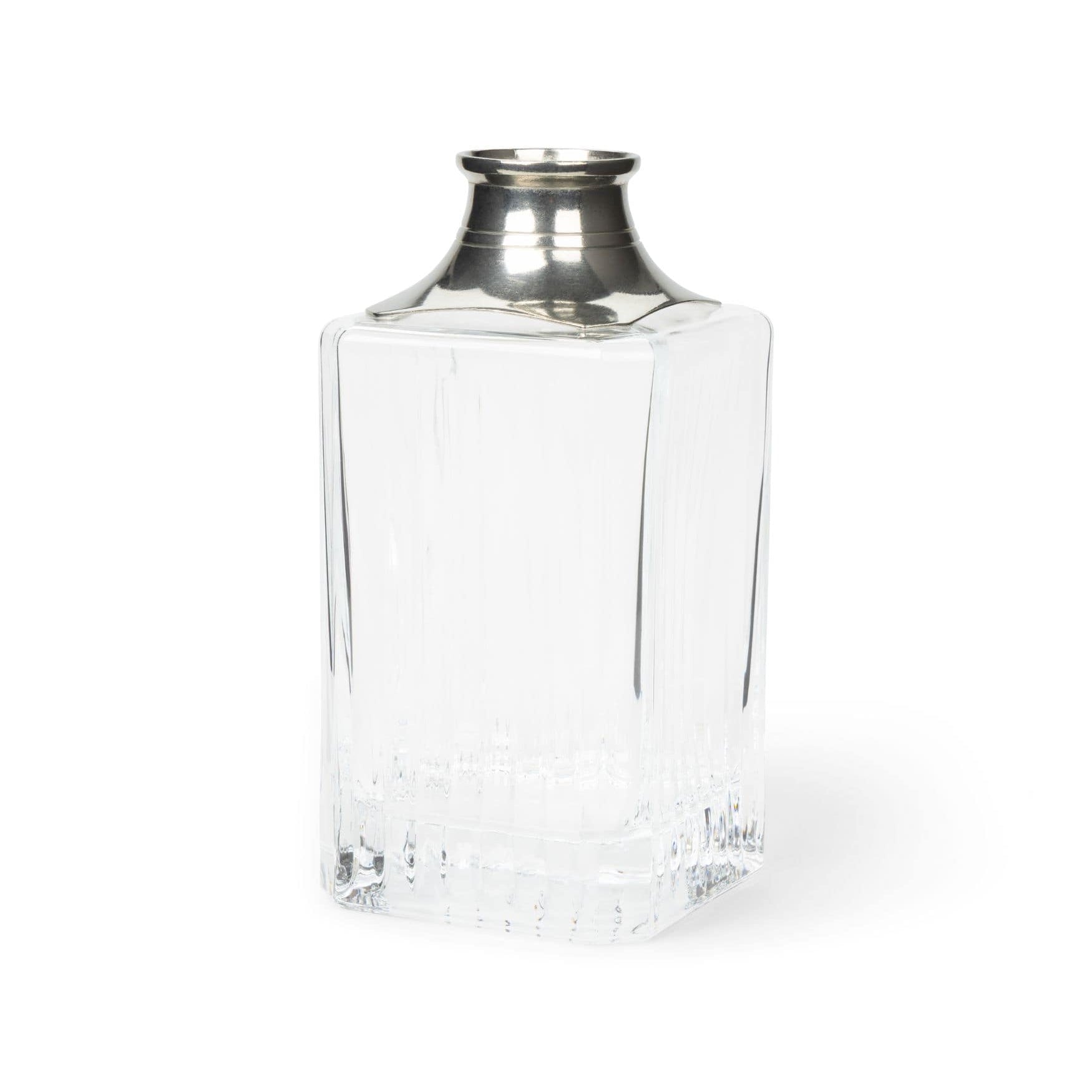 Silver Crest Crystal Decanter