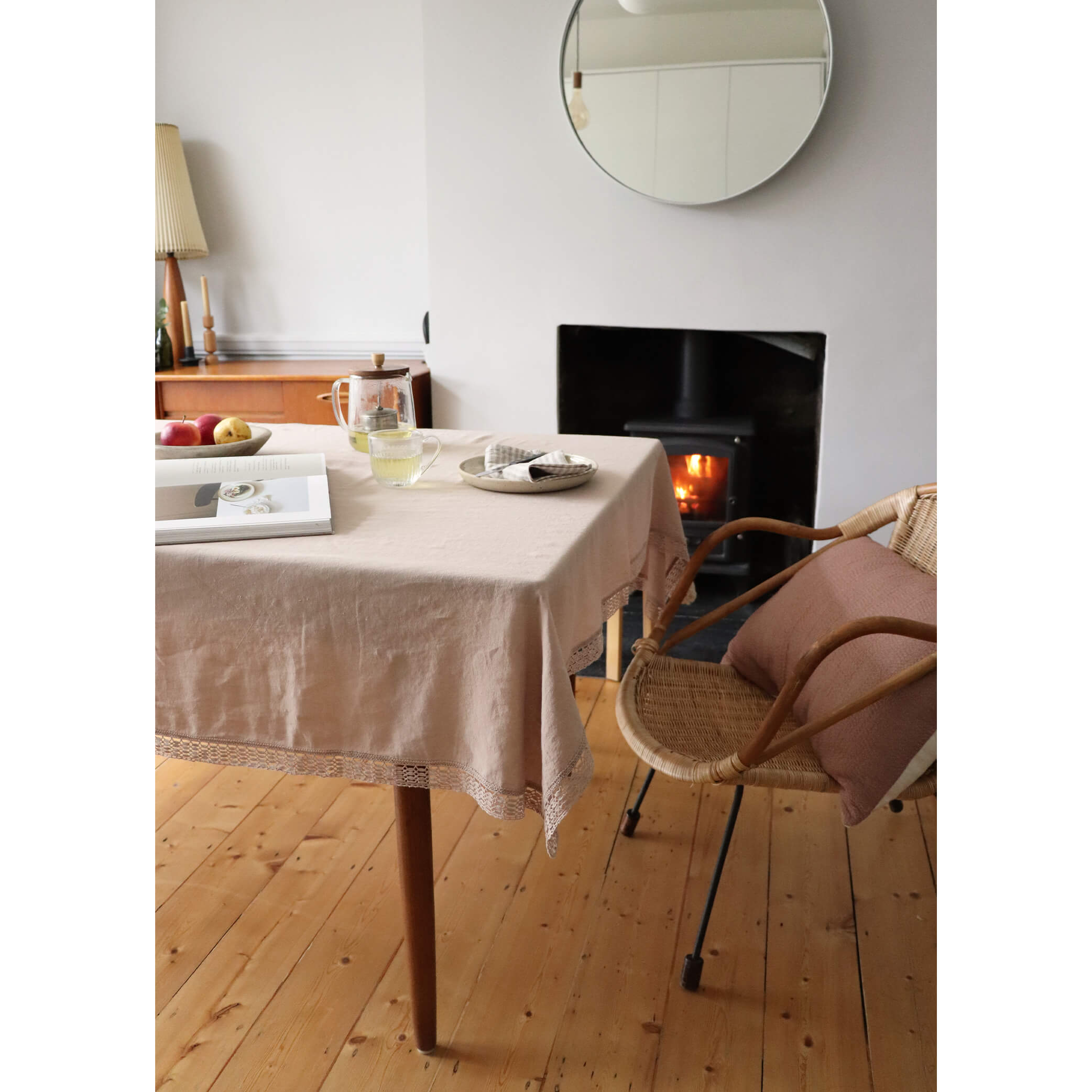 Kantha Cushion Cover - Vintage Rose