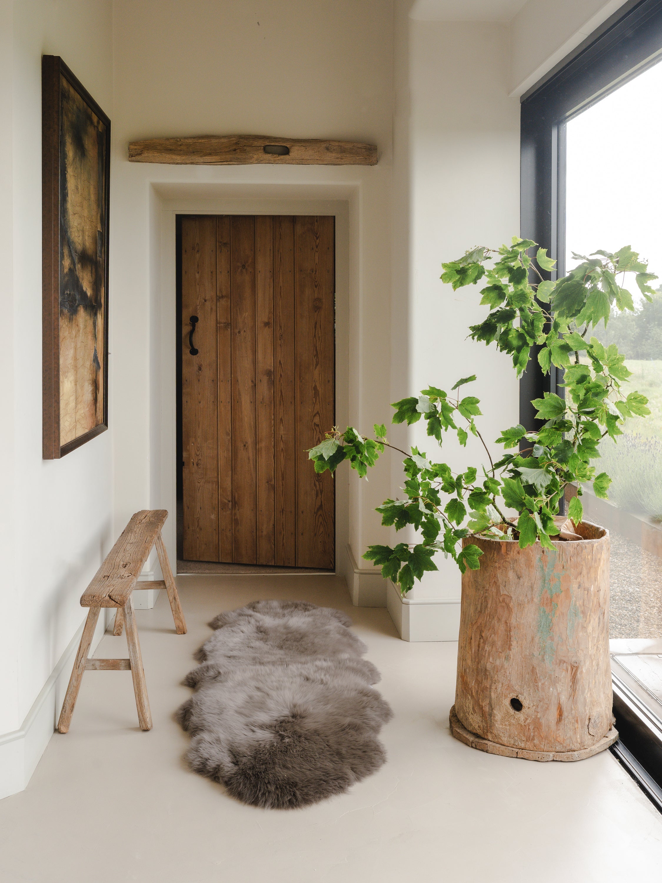 Double Sheepskin Rug - Vole