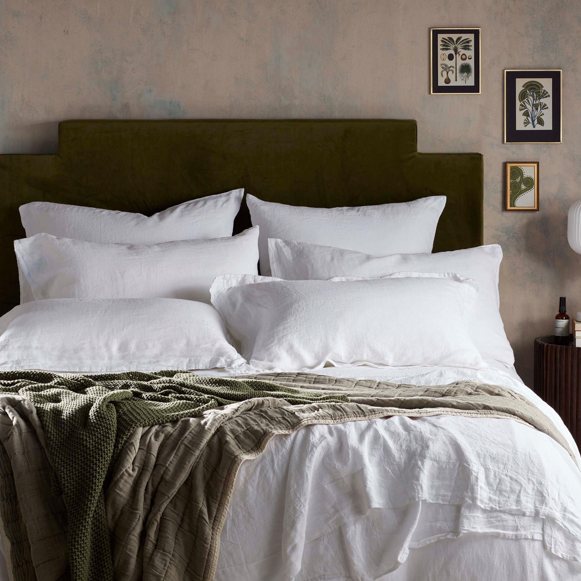 Linen Valance | White