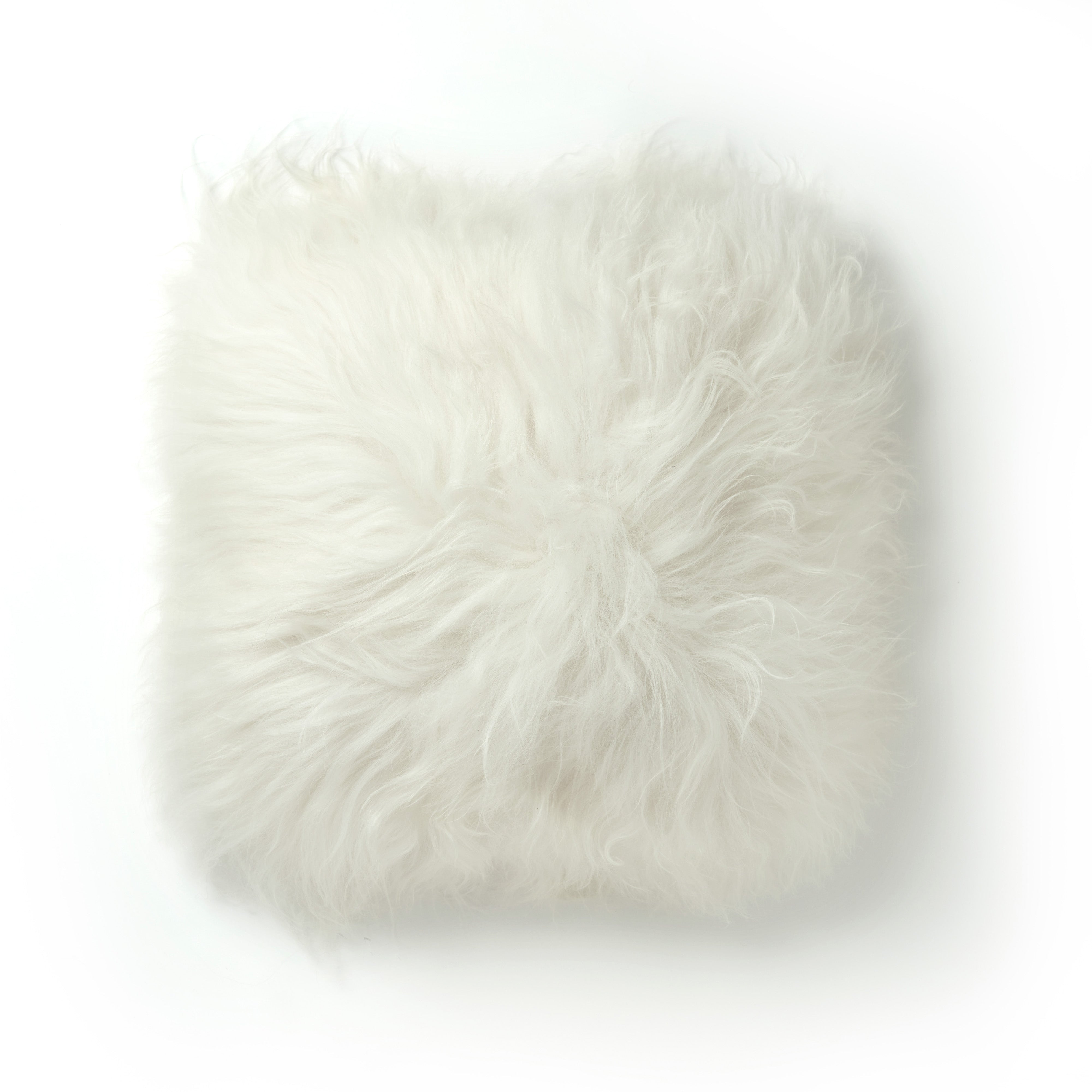 Icelandic Sheepskin Cushion - White