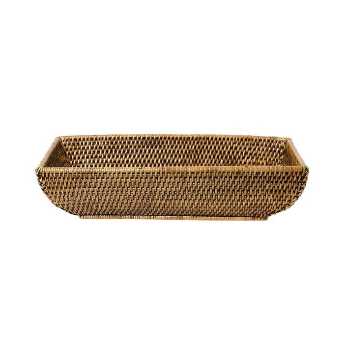 Wiltshire Long Rattan Basket | Classic Brown