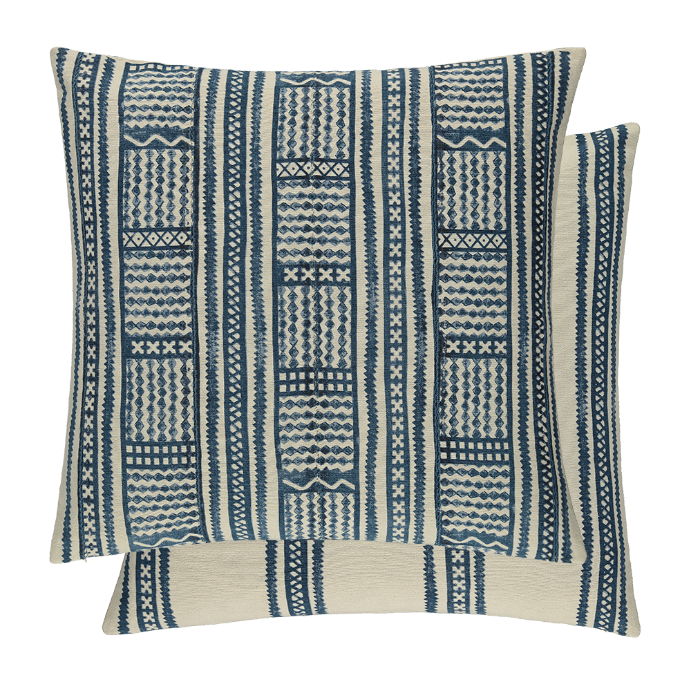 Kuba Indigo Cushion | Sample Sale