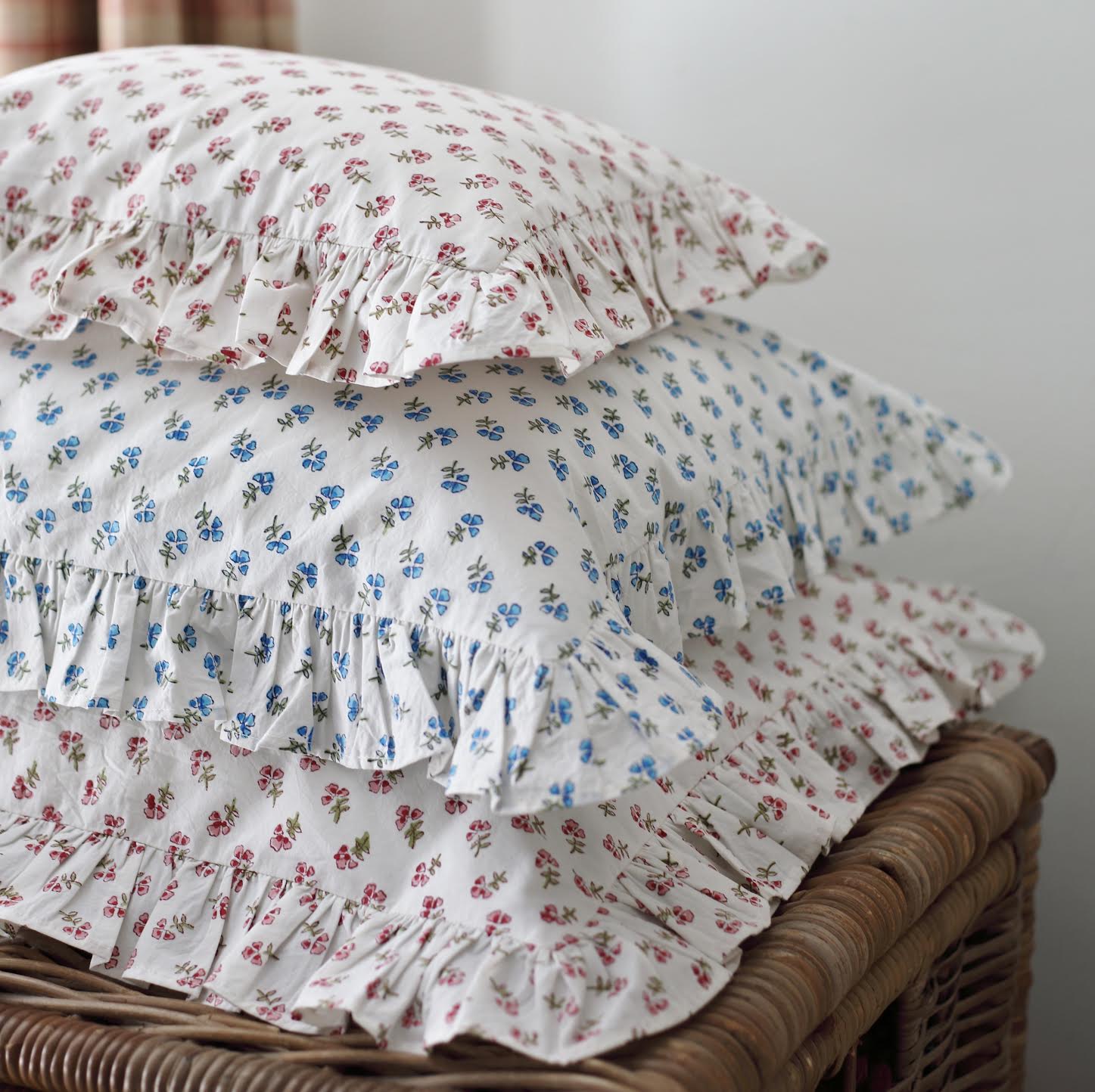Pink Ditsy Baby Pillowcase