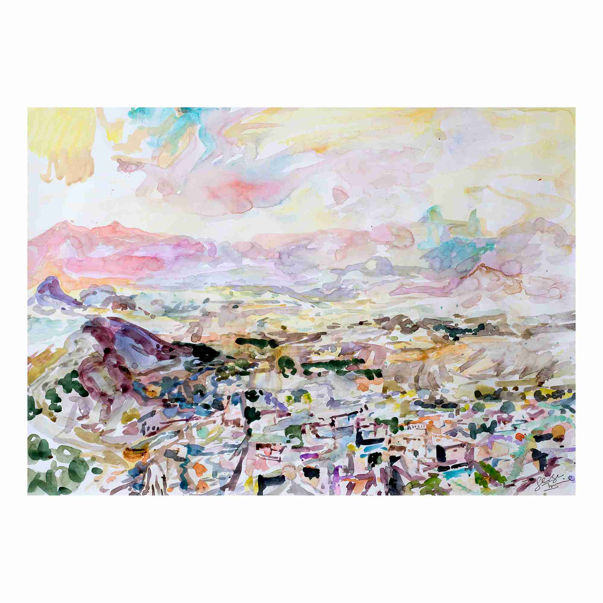 India 4' Fine Art Print