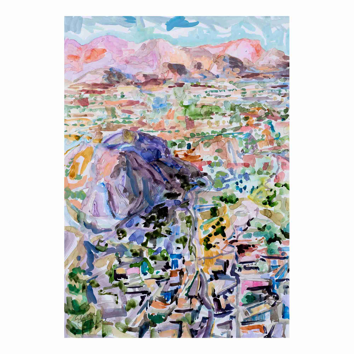 India 5' Fine Art Print