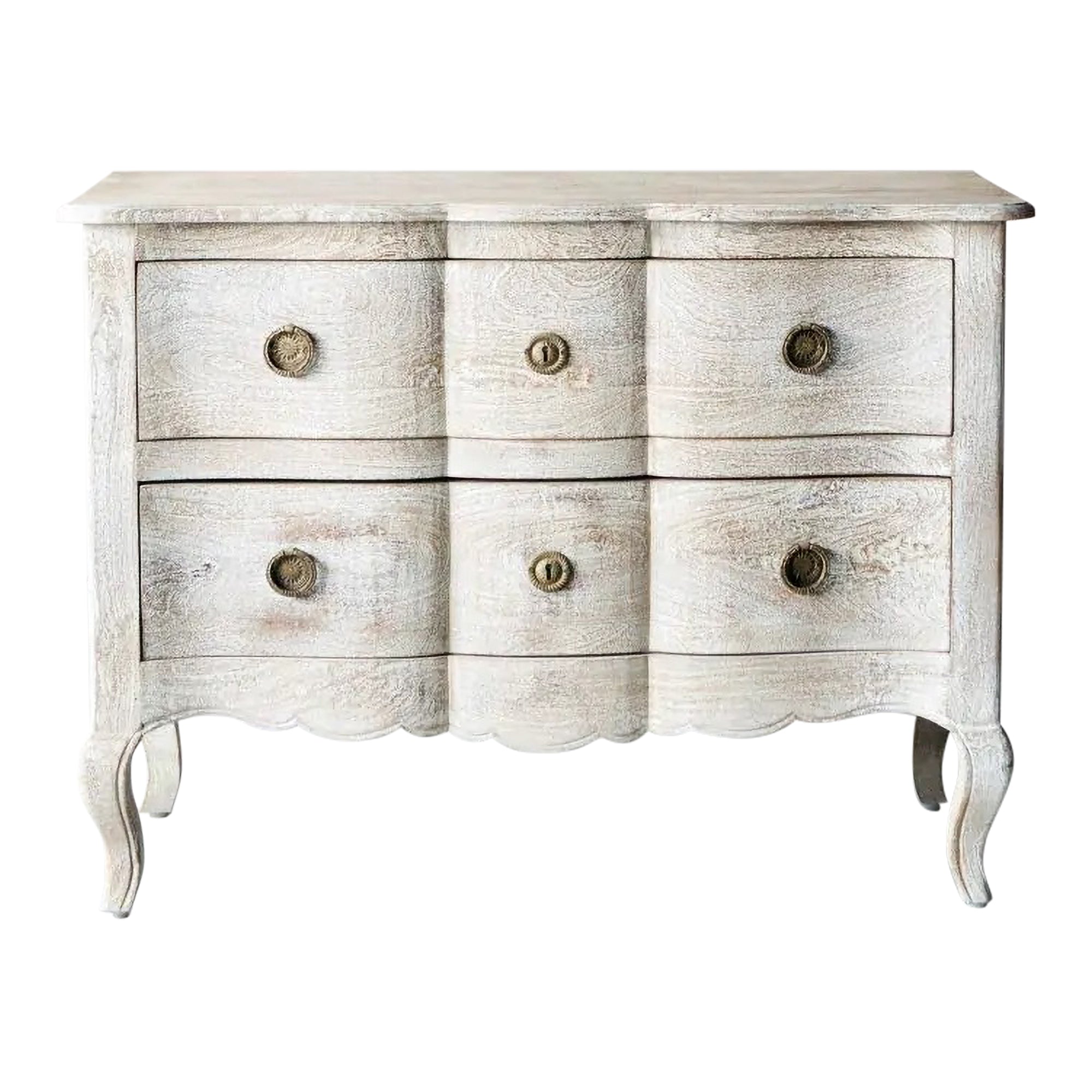 White and natural online chest of drawers