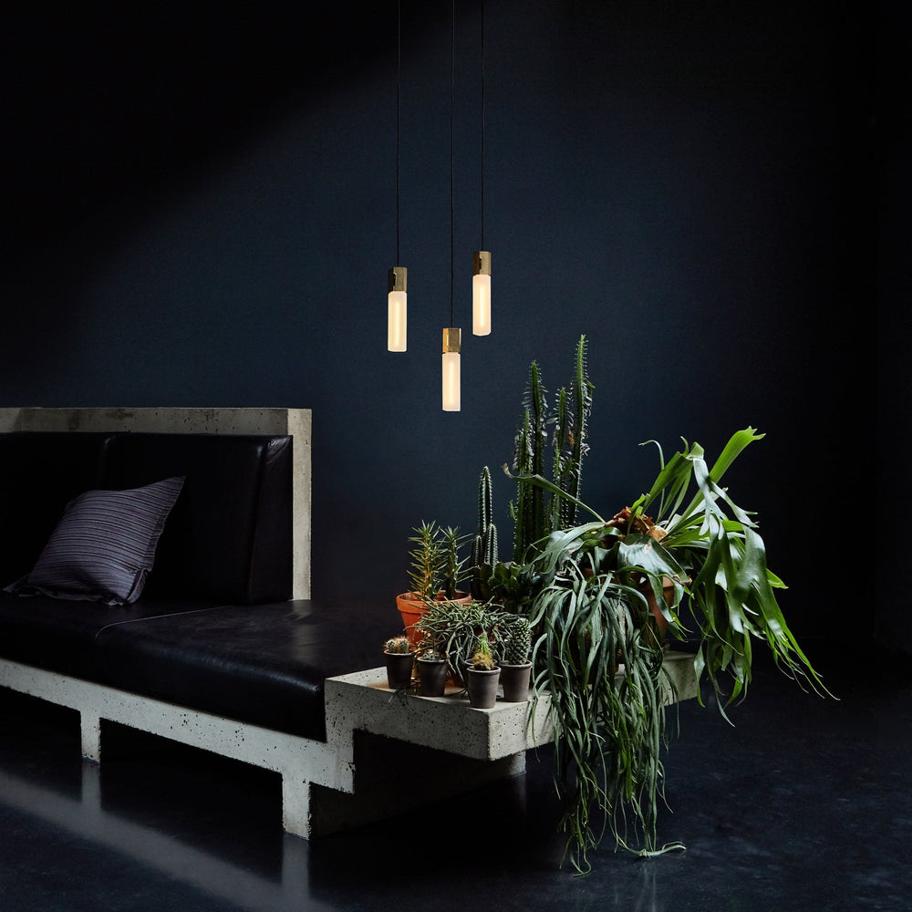 Basalt Triple Pendant