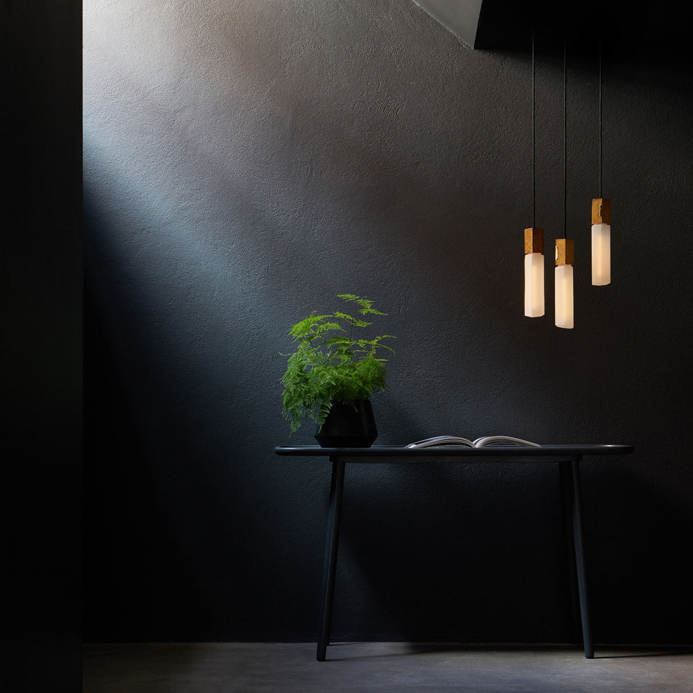 Basalt Triple Pendant