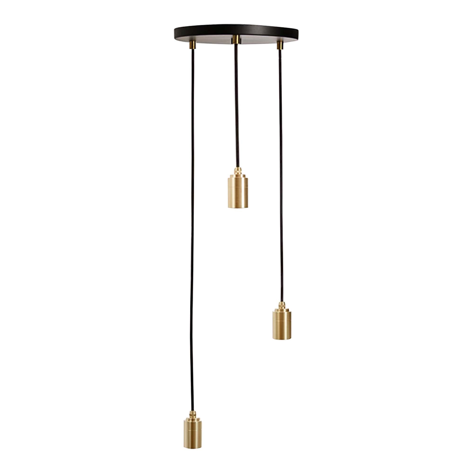 Brass Triple Pendant