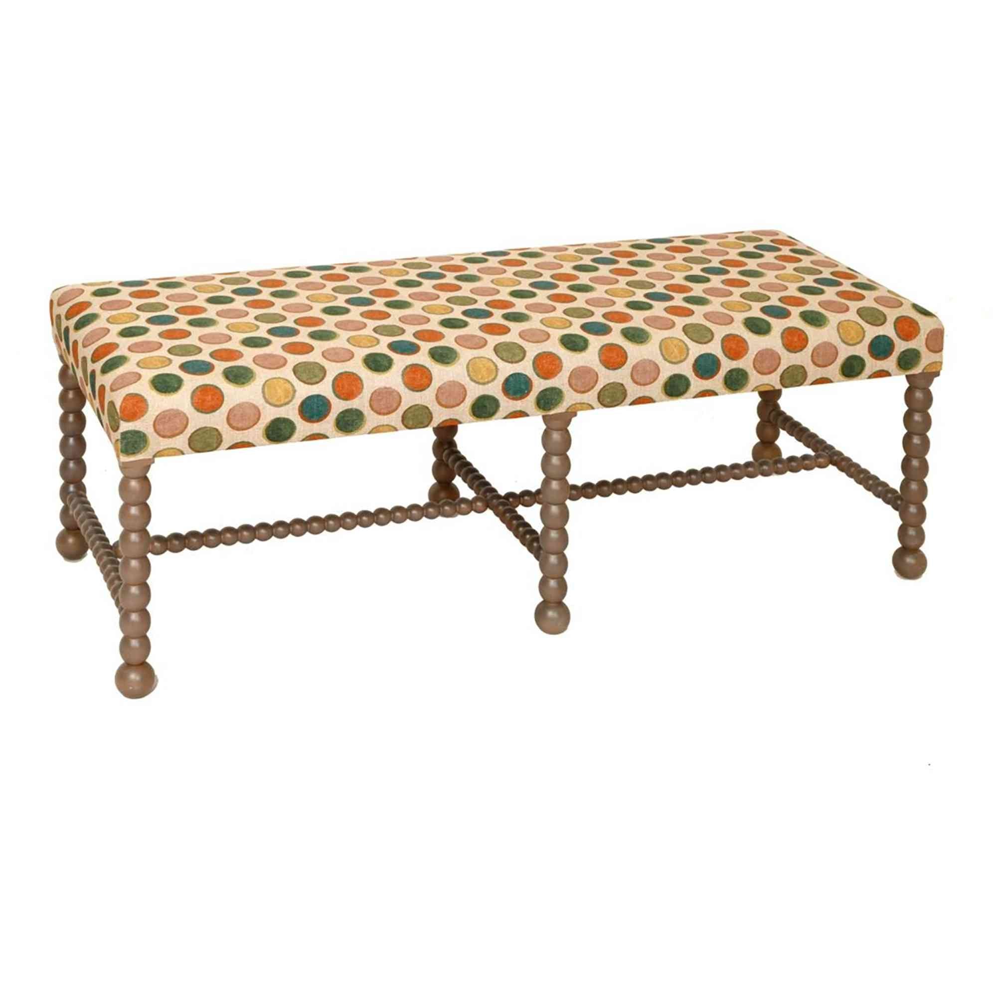 Bobbin Wooden 6 - Legged Bench