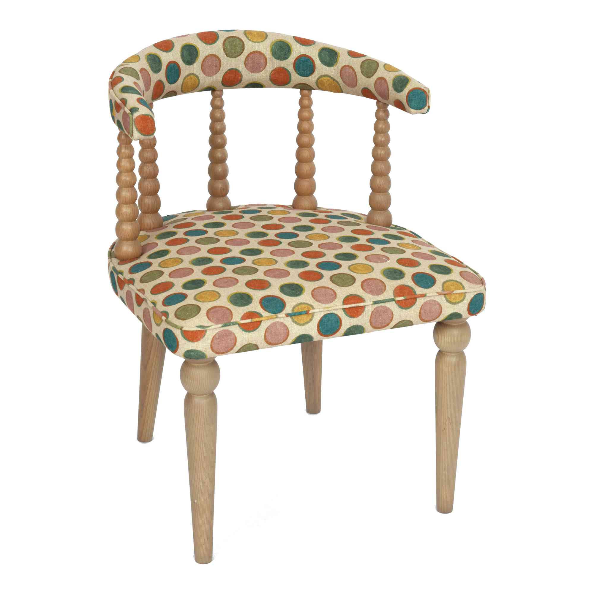 Bobbin Wooden Desk Chair