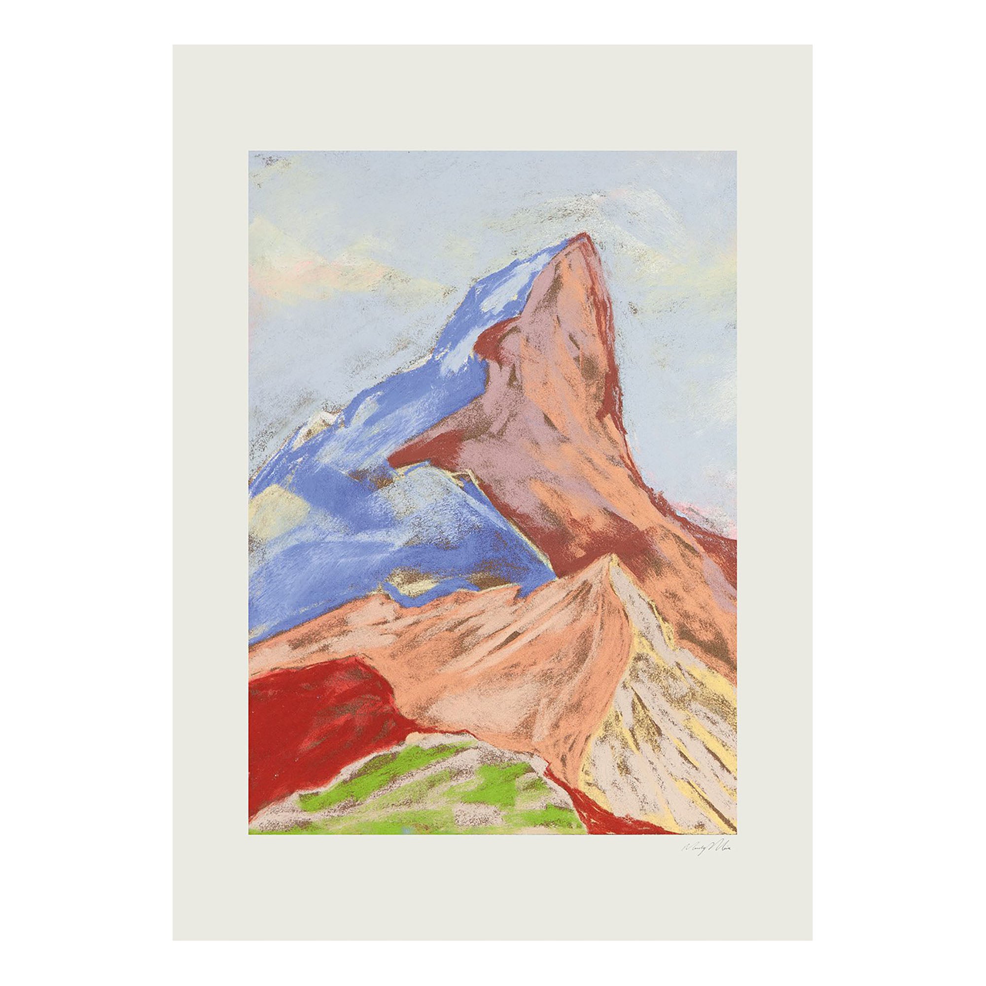 Cuillin Ridge IV Print by Mandy Maria