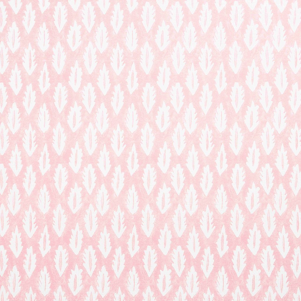 Forest Printed Fabric Linen/Cotton Pink