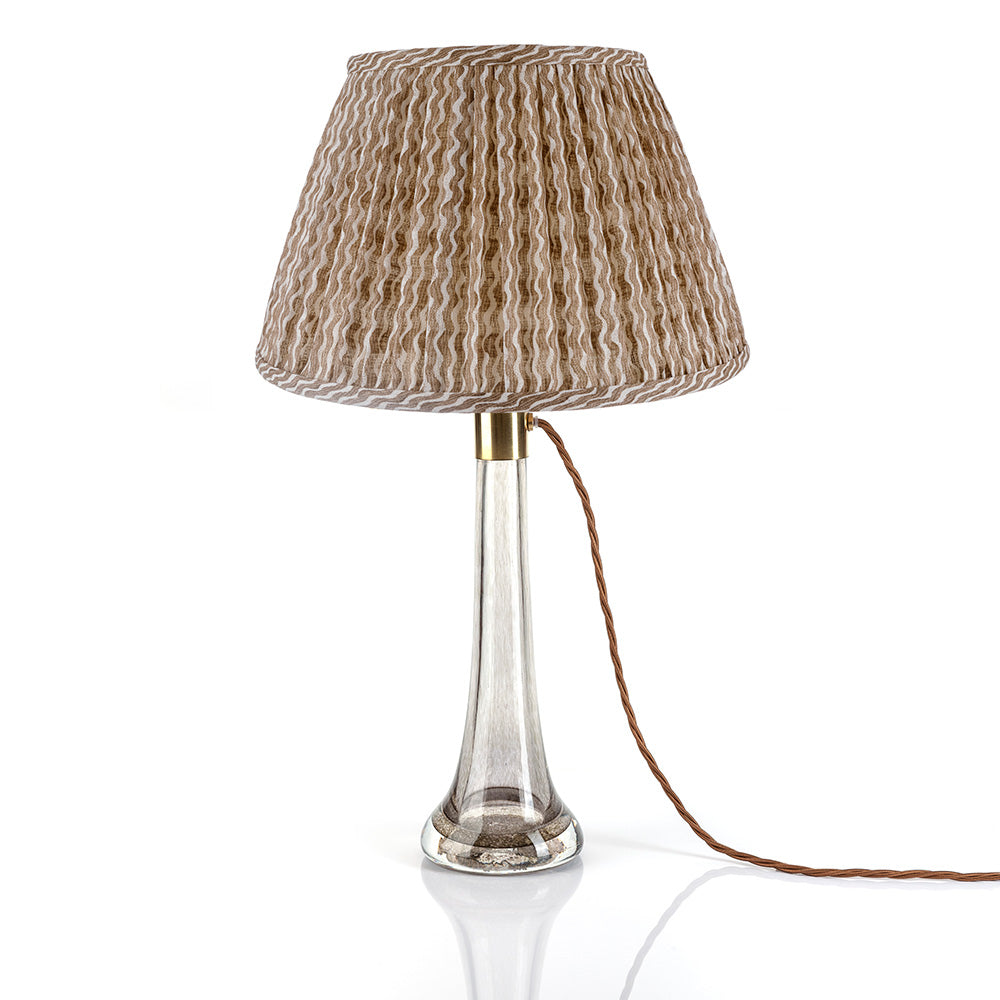 Popple Nut Brown Linen Lampshade