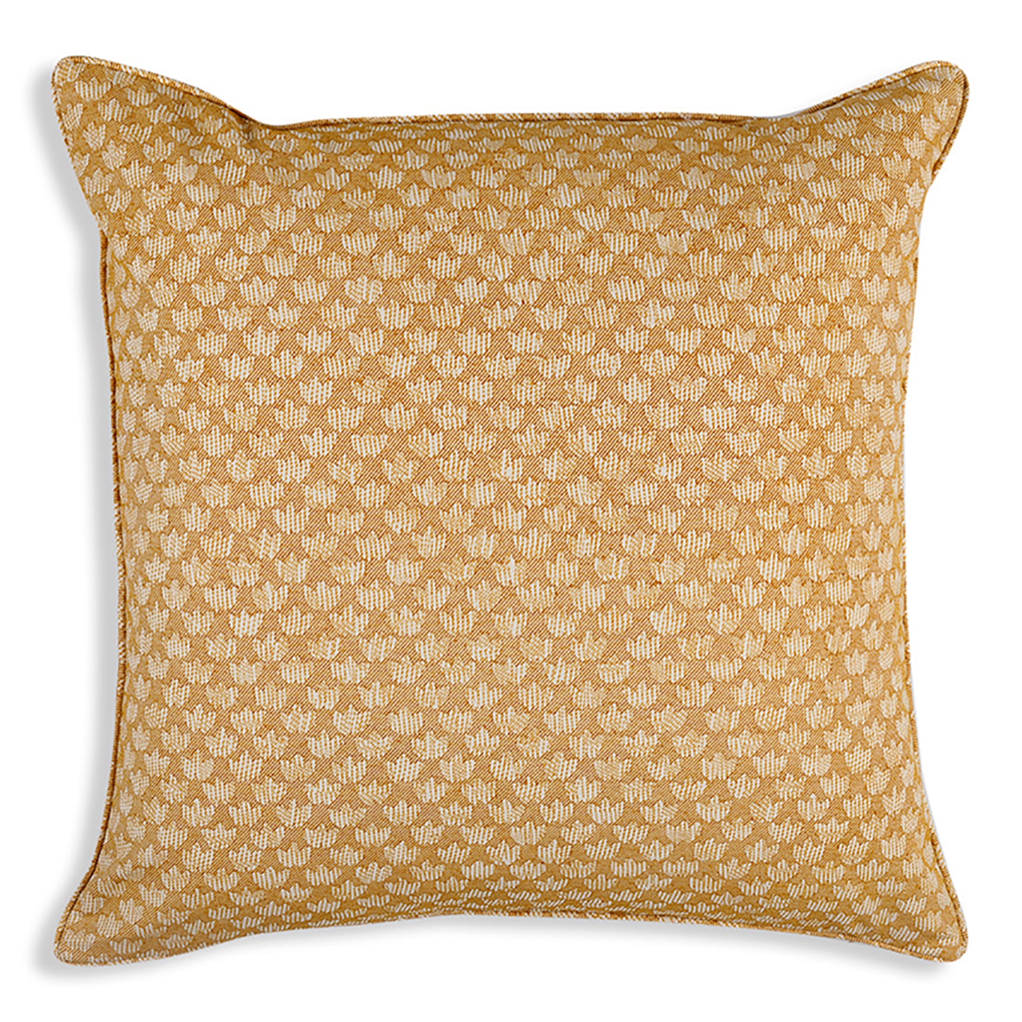 Eythorne Yellow Cotton Cushion