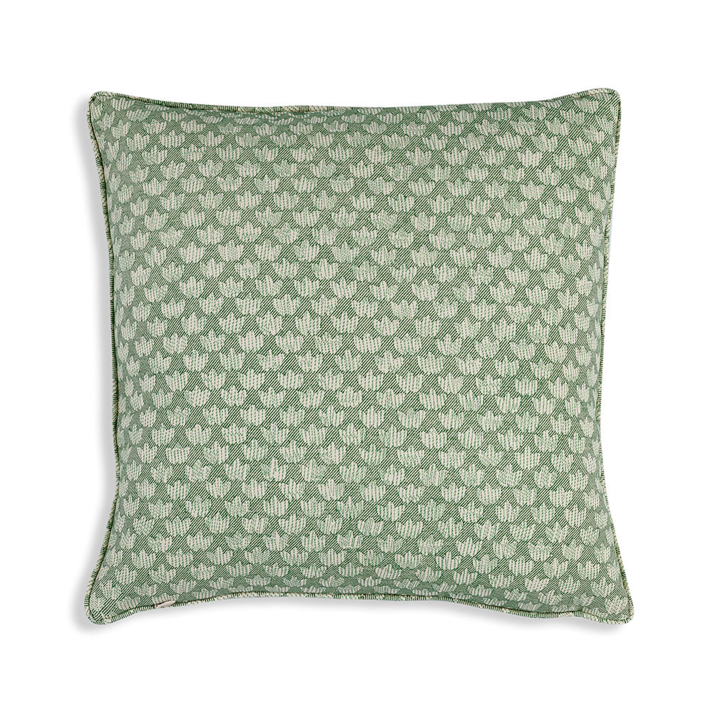 Eythorne Green Cotton Cushion