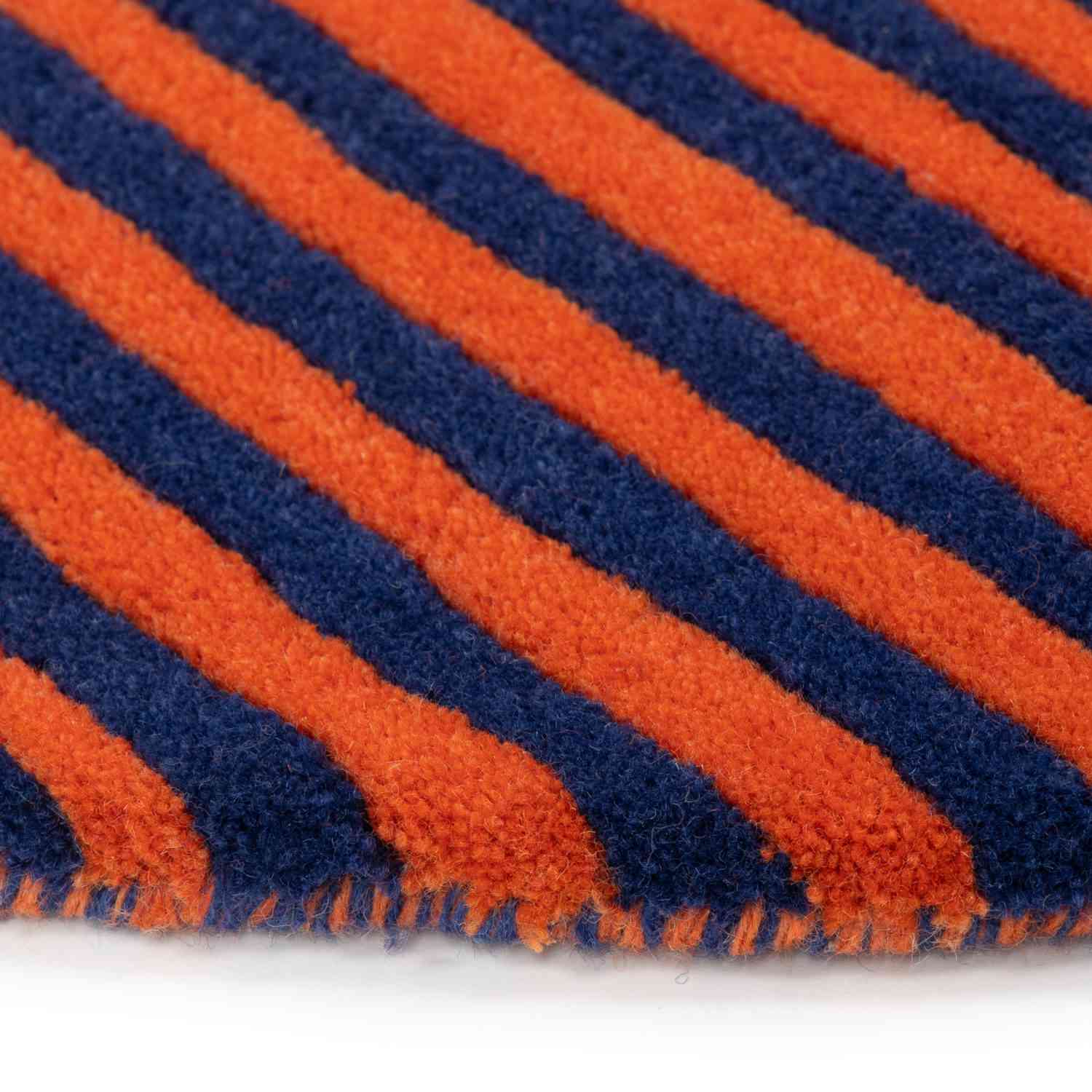 Stripes Wool Rug by Diane Bresson